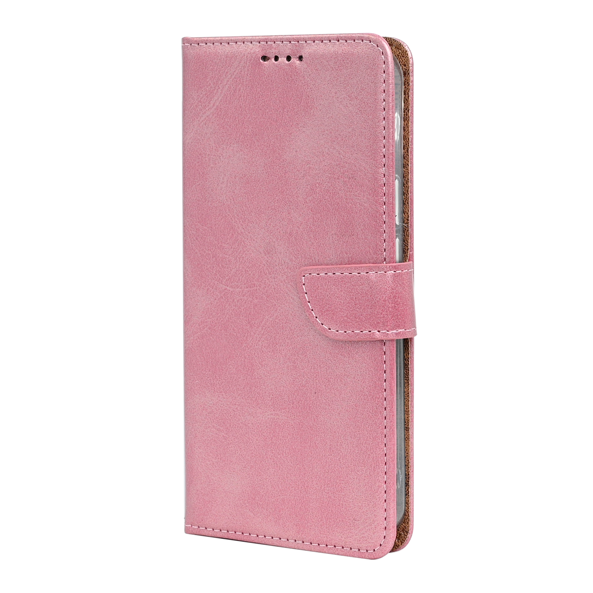 Rixus Bookcase For Samsung Galaxy S26 FE Pink