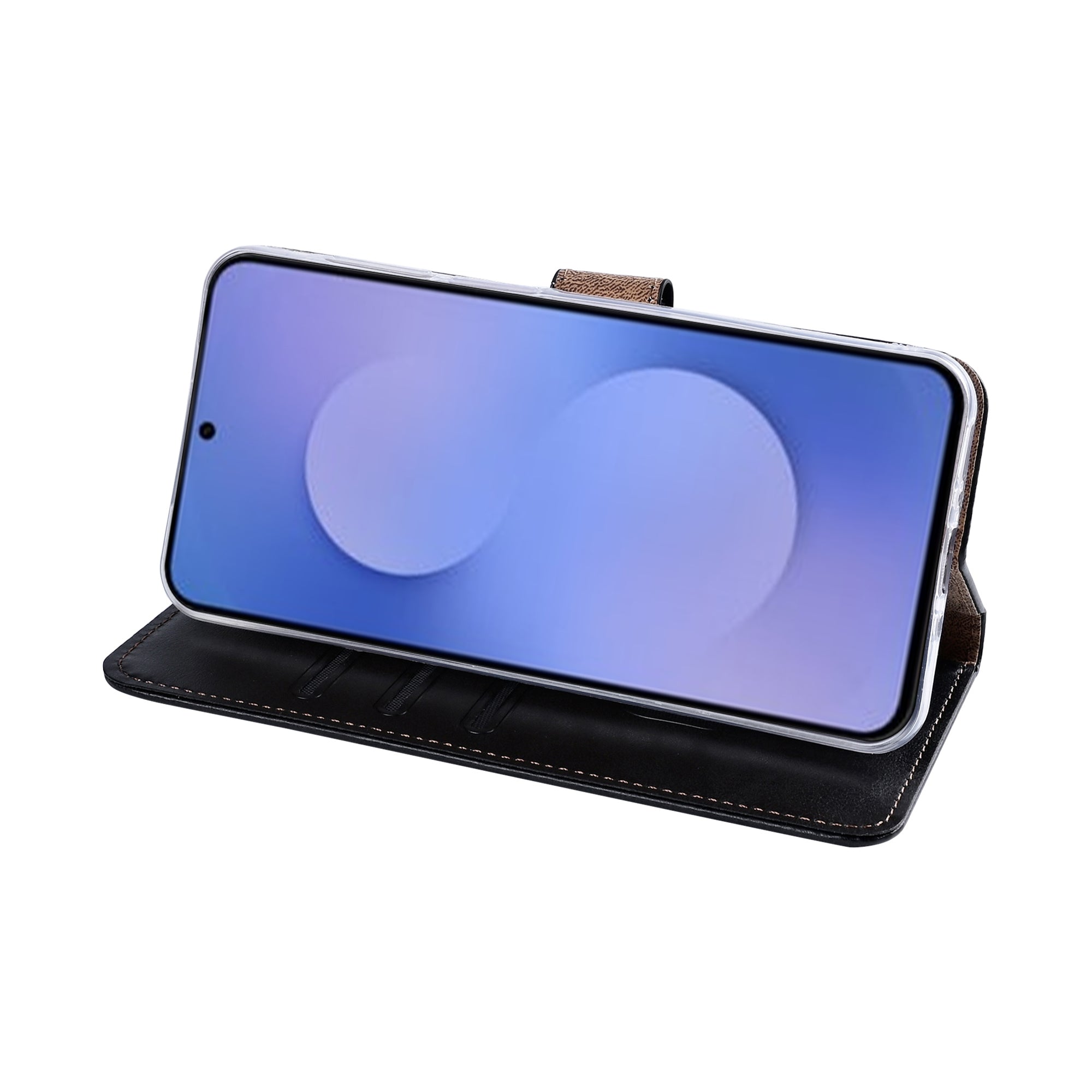 Rixus Bookcase For Samsung Galaxy S26 FE Black