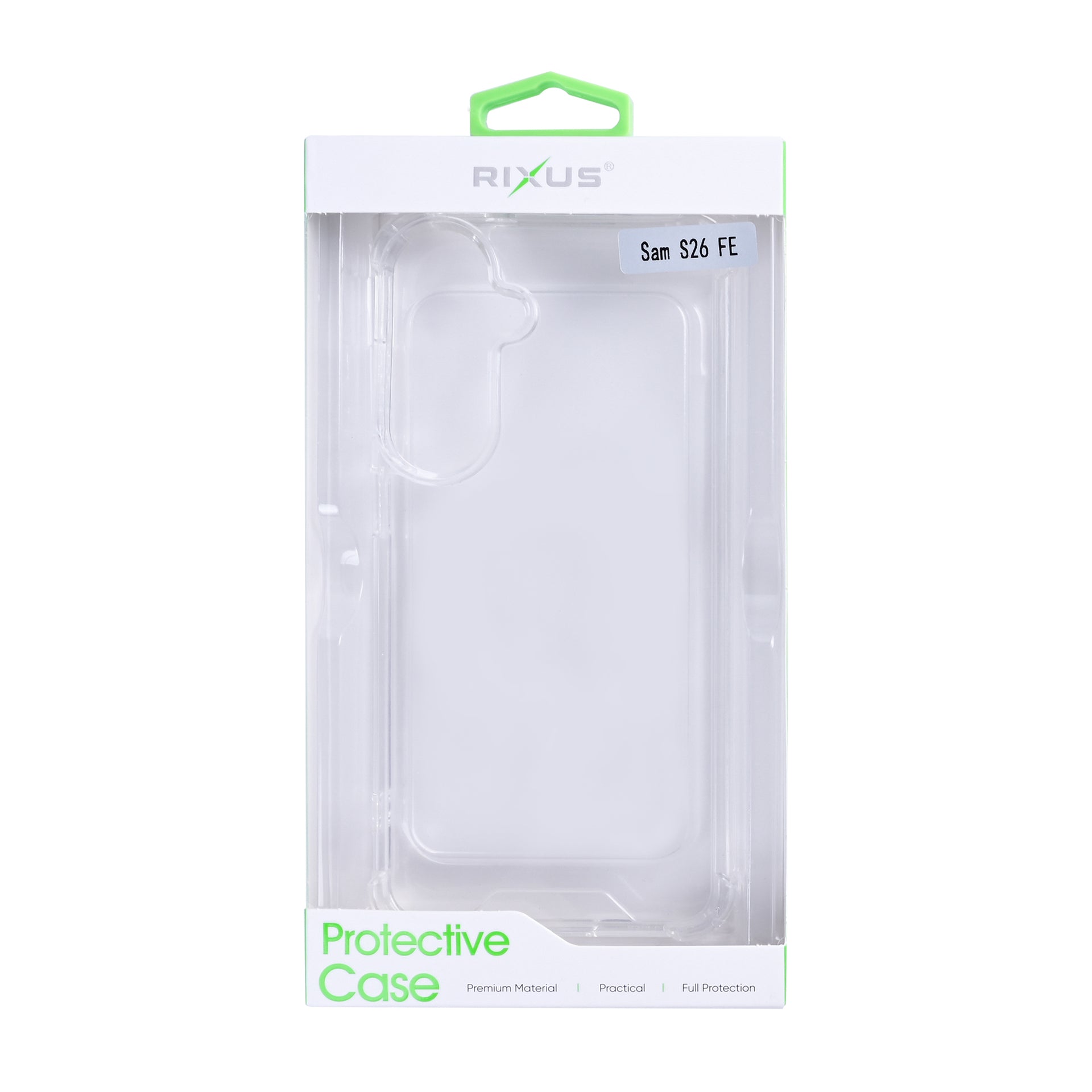 Rixus Anti-Burst Case For Samsung Galaxy S26 FE Transparent