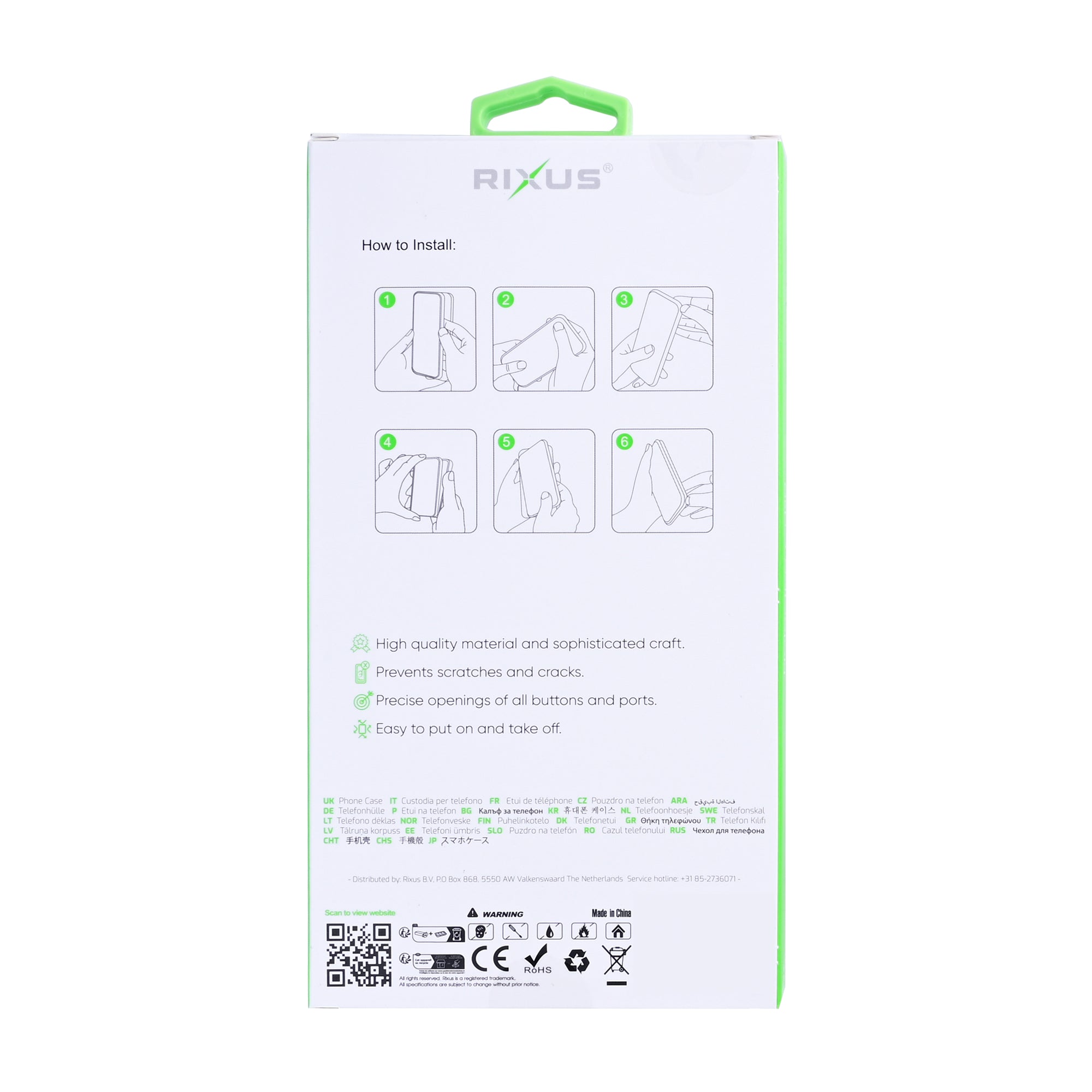 Rixus Anti-Burst Case For Samsung Galaxy S26 FE Transparent
