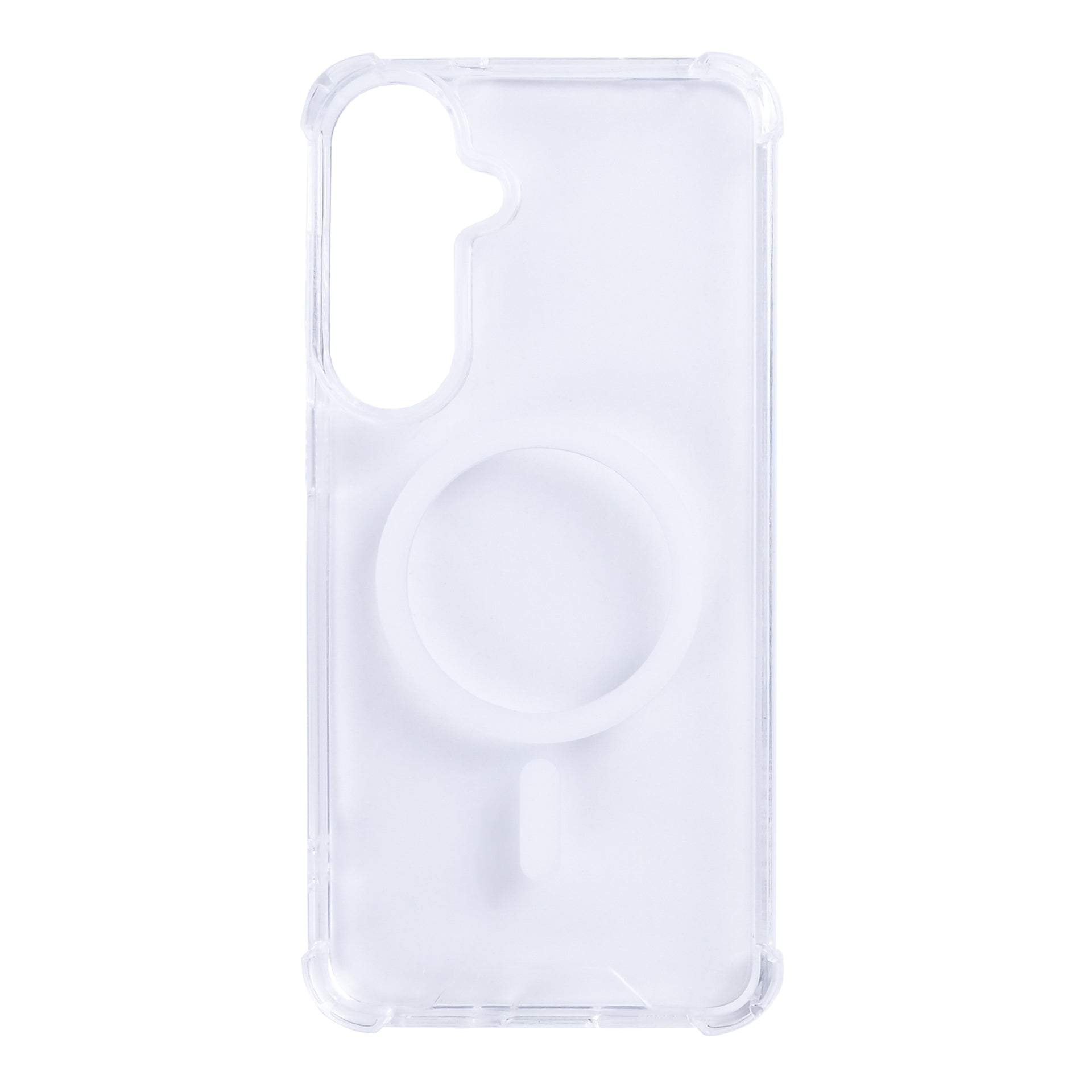 Rixus Anti-Burst Case With MagSafe Compatible For Samsung Galaxy S26 FE Transparent