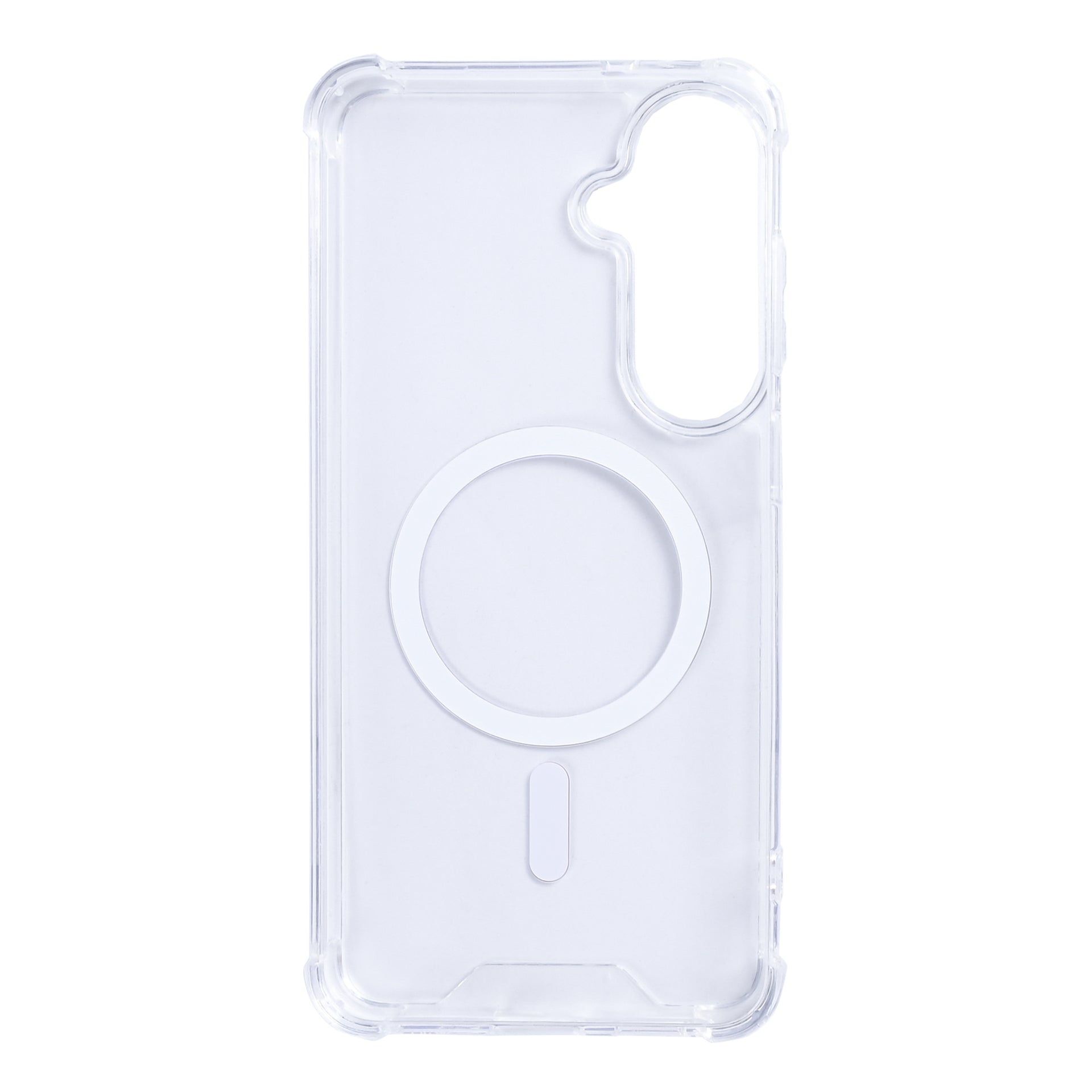 Rixus Anti-Burst Case With MagSafe Compatible For Samsung Galaxy S26 FE Transparent