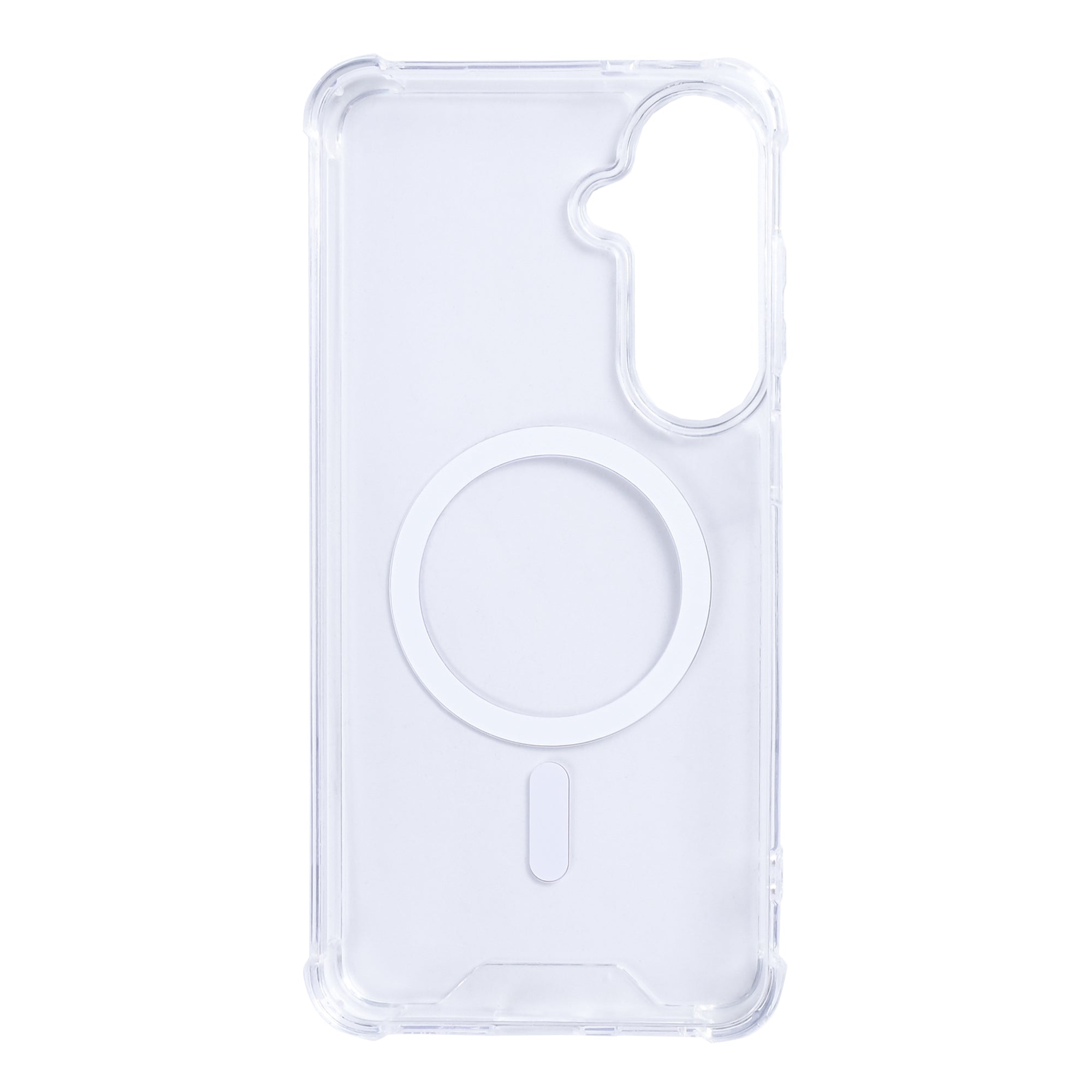 Rixus Anti-Burst Case With MagSafe Compatible For Samsung Galaxy S26 FE Transparent