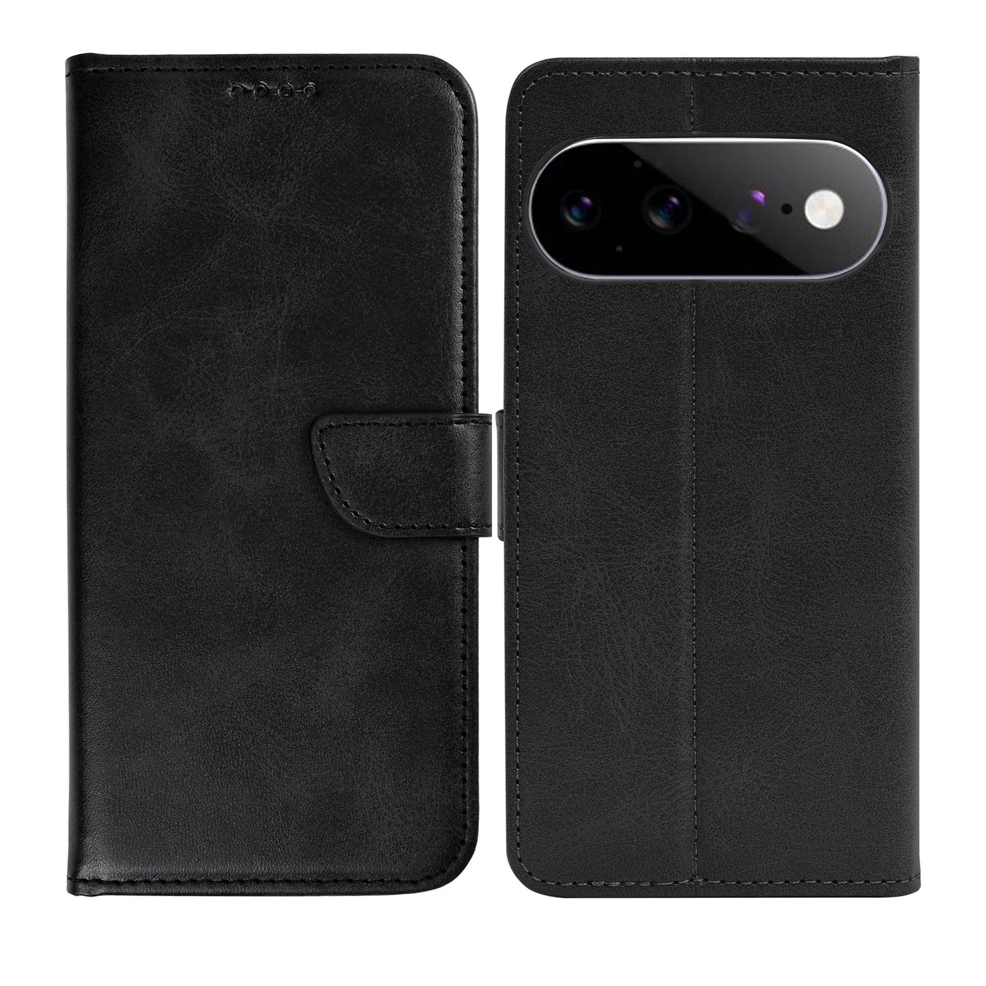Rixus Bookcase For Google Pixel 11 Black