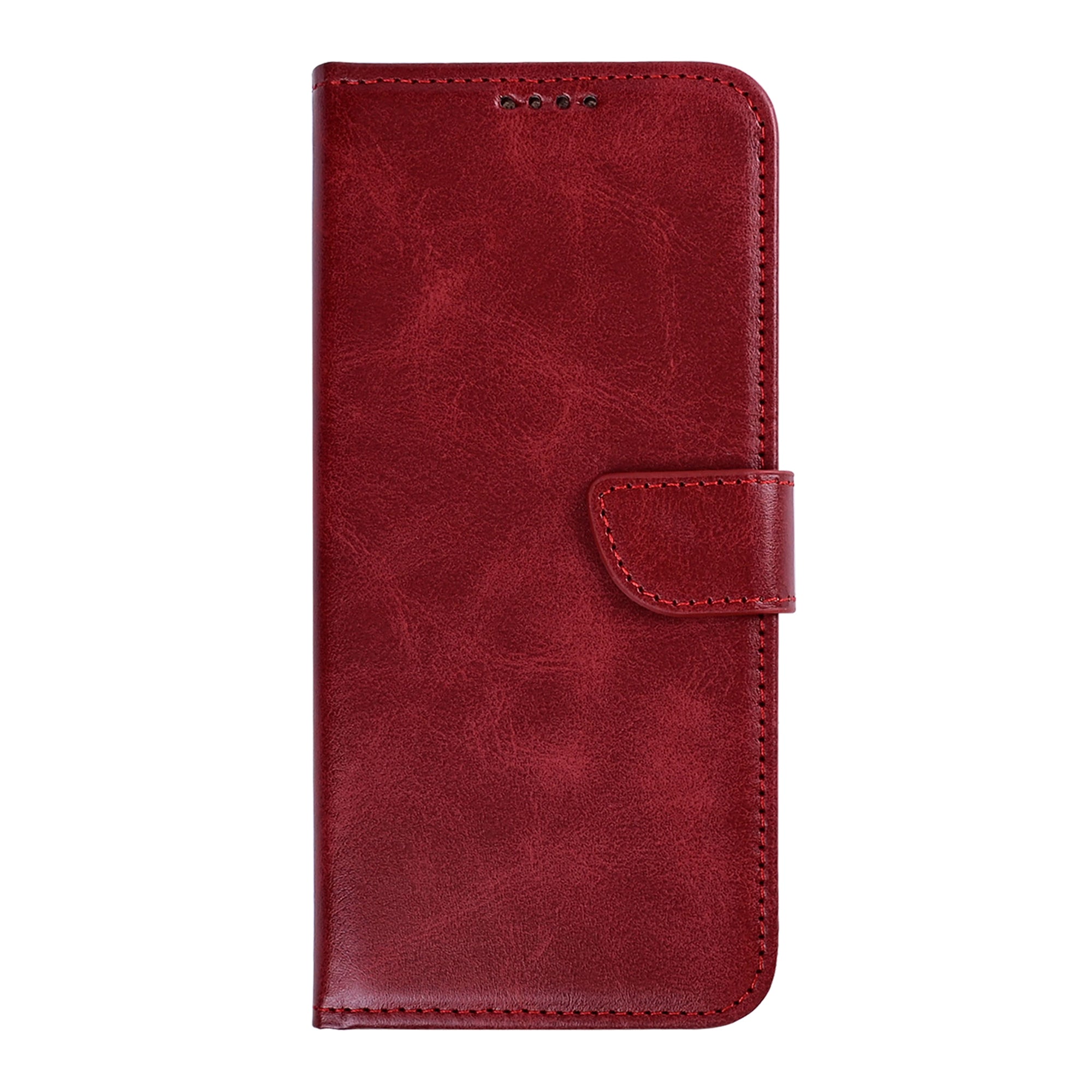 Rixus Bookcase For Google Pixel 11 Dark Red