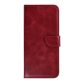 Rixus Bookcase For Google Pixel 11 Dark Red