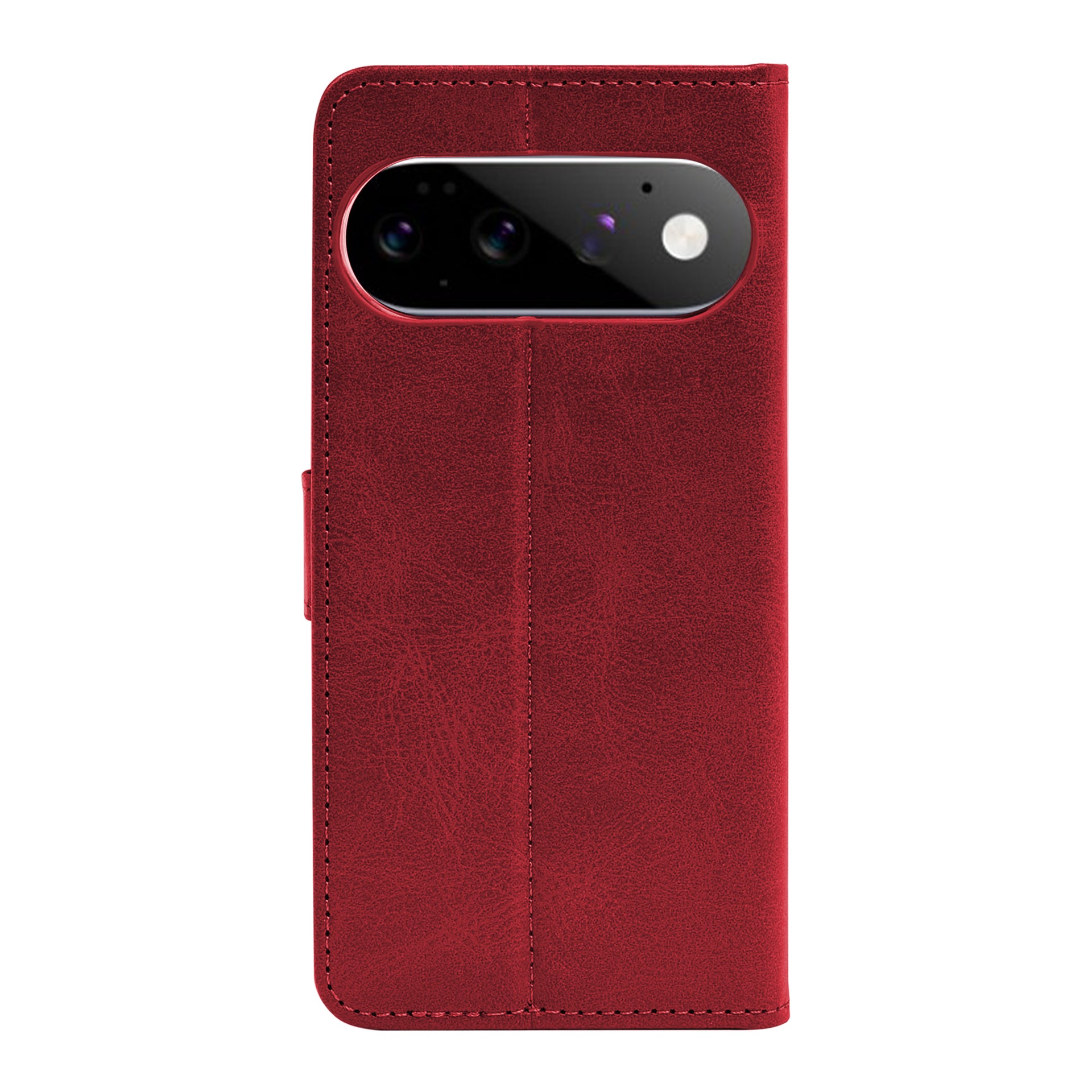 Rixus Bookcase For Google Pixel 11 Pro Dark Red