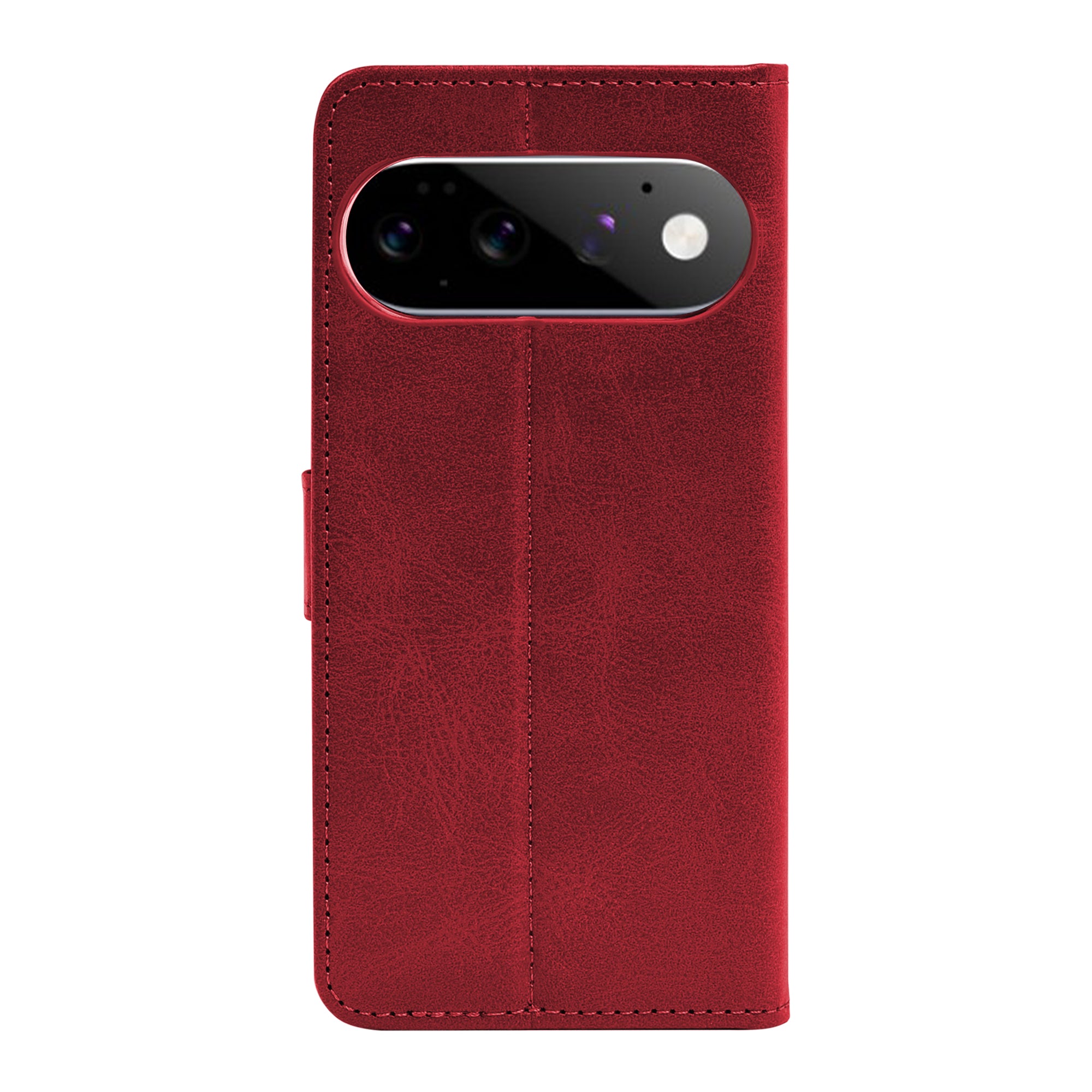 Rixus Bookcase For Google Pixel 11 Pro Dark Red
