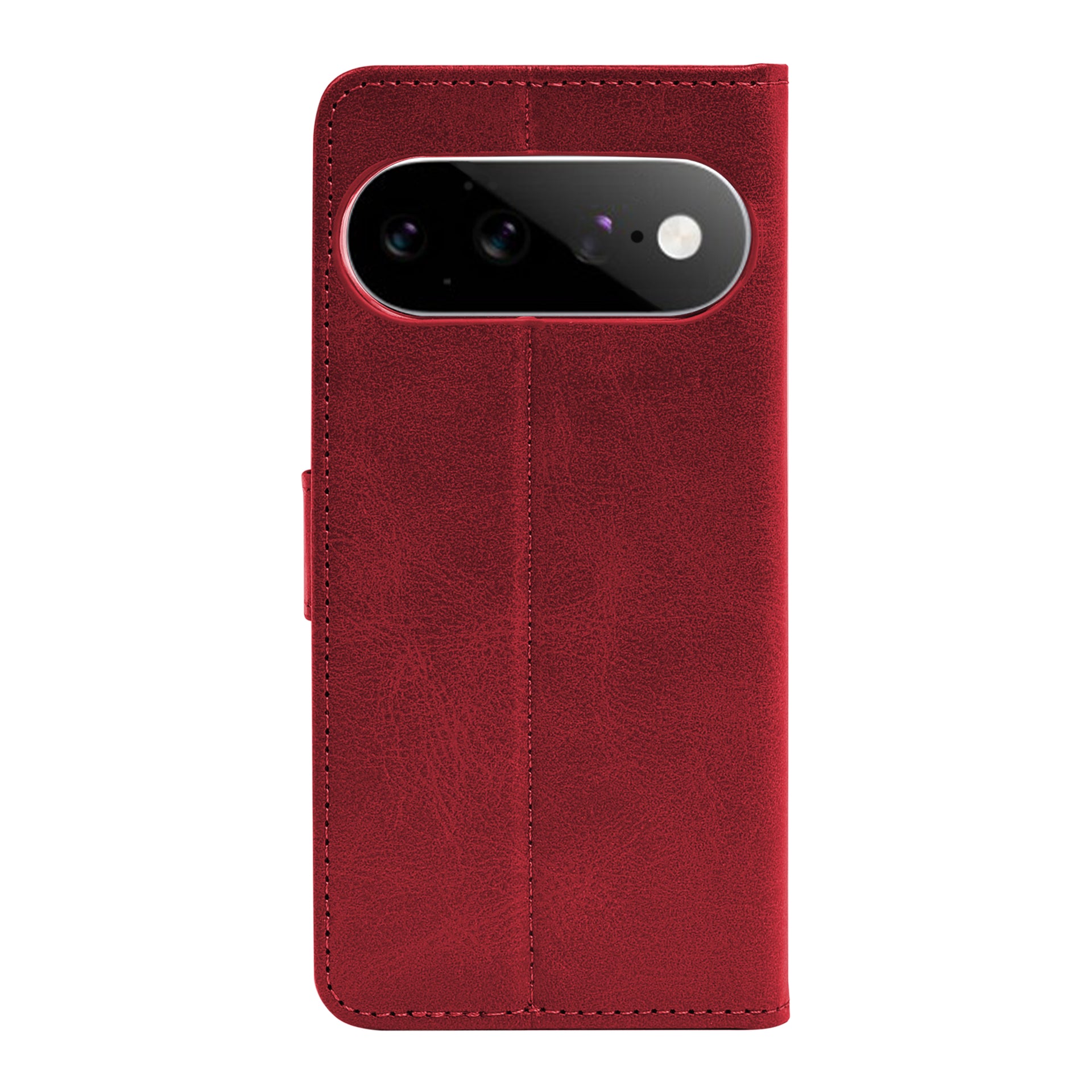 Rixus Bookcase For Google Pixel 11 Pro XL Dark Red