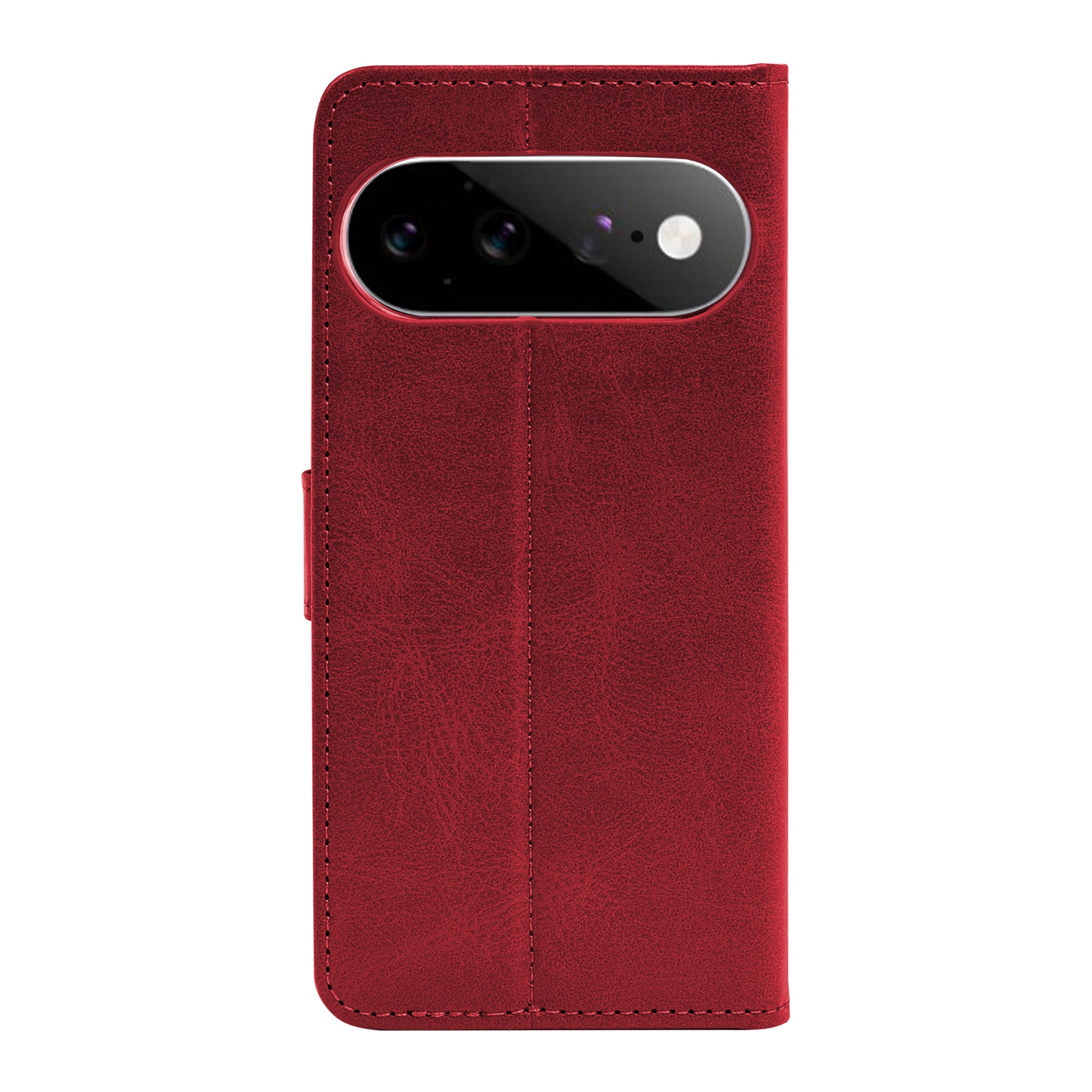 Rixus Bookcase For Google Pixel 11 Pro XL Dark Red