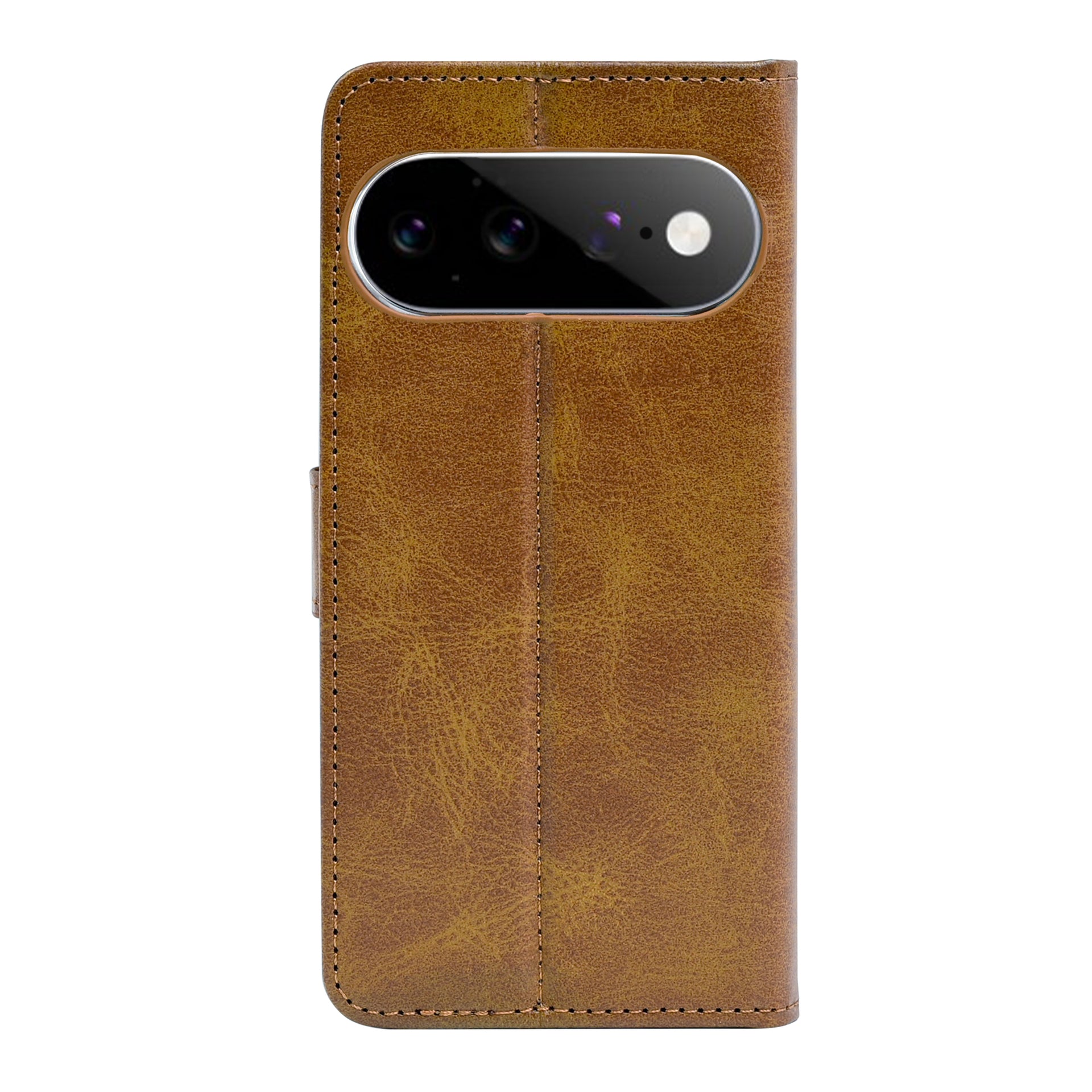Rixus Bookcase For Google Pixel 11 Pro XL Light Brown