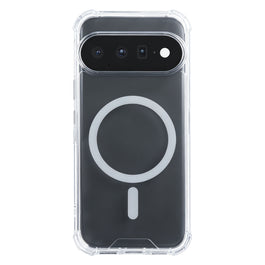 Rixus Anti-Burst Case With MagSafe Compatible For Google Pixel 11 Transparent