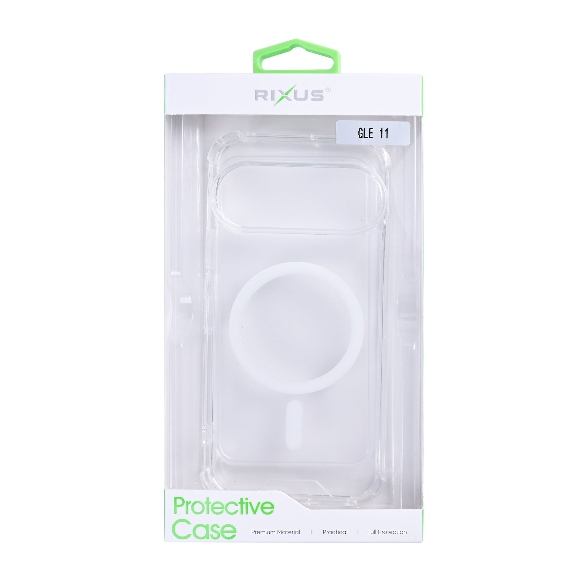 Rixus Anti-Burst Case With MagSafe Compatible For Google Pixel 11 Transparent