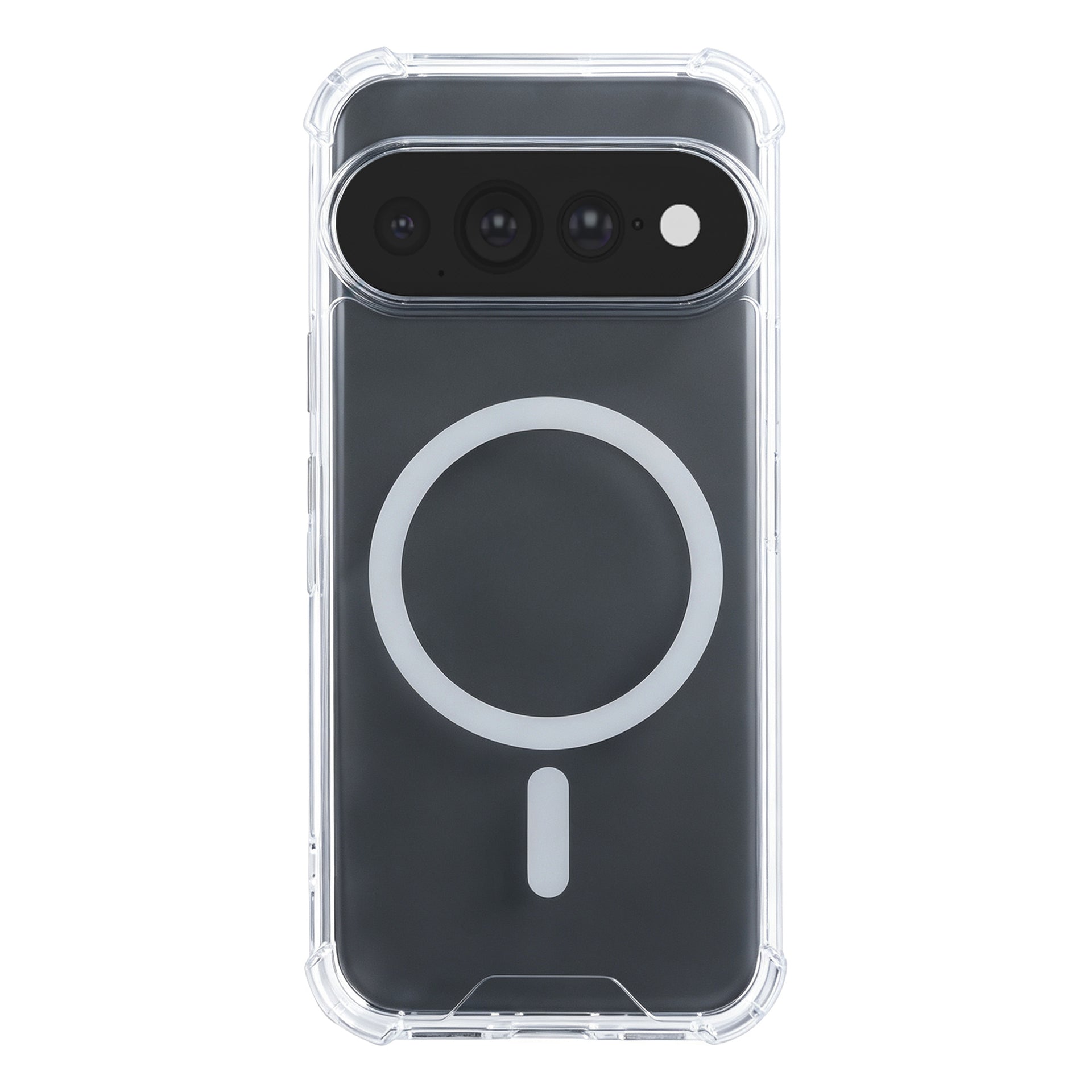 Rixus Anti-Burst Case With MagSafe Compatible For Google Pixel 11 Pro XL Transparent