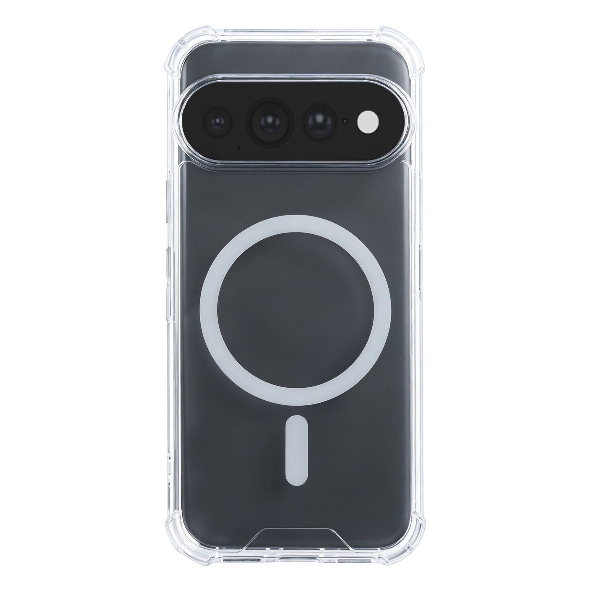 Rixus Anti-Burst Case With MagSafe Compatible For Google Pixel 11 Pro XL Transparent
