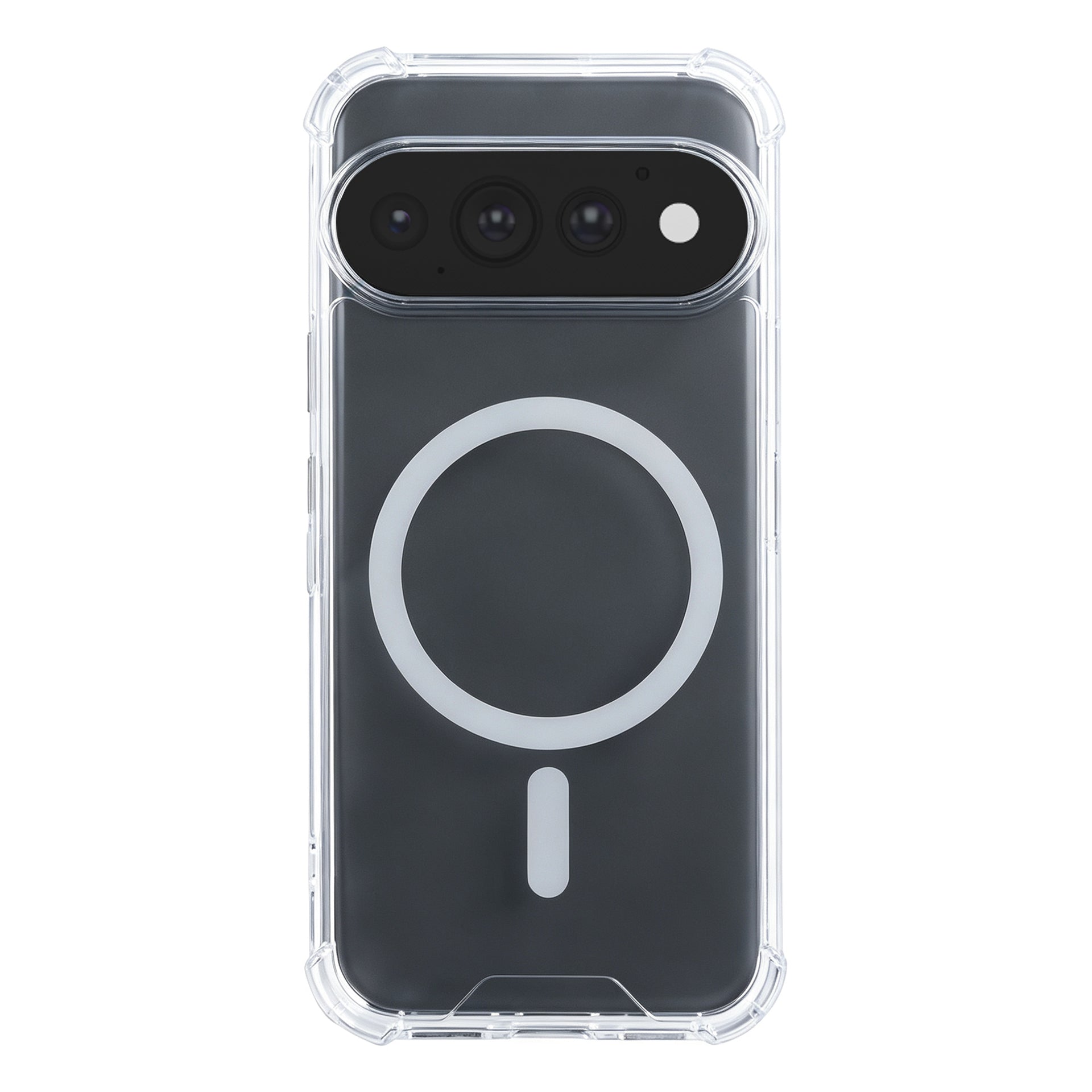 Rixus Anti-Burst Case With MagSafe Compatible For Google Pixel 11 Pro Transparent