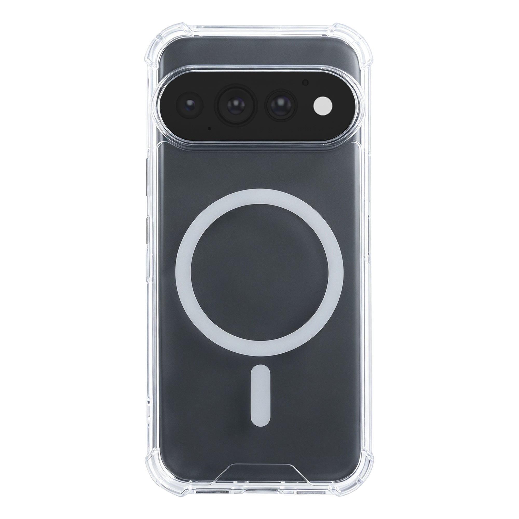 Rixus Anti-Burst Case With MagSafe Compatible For Google Pixel 11 Pro Transparent