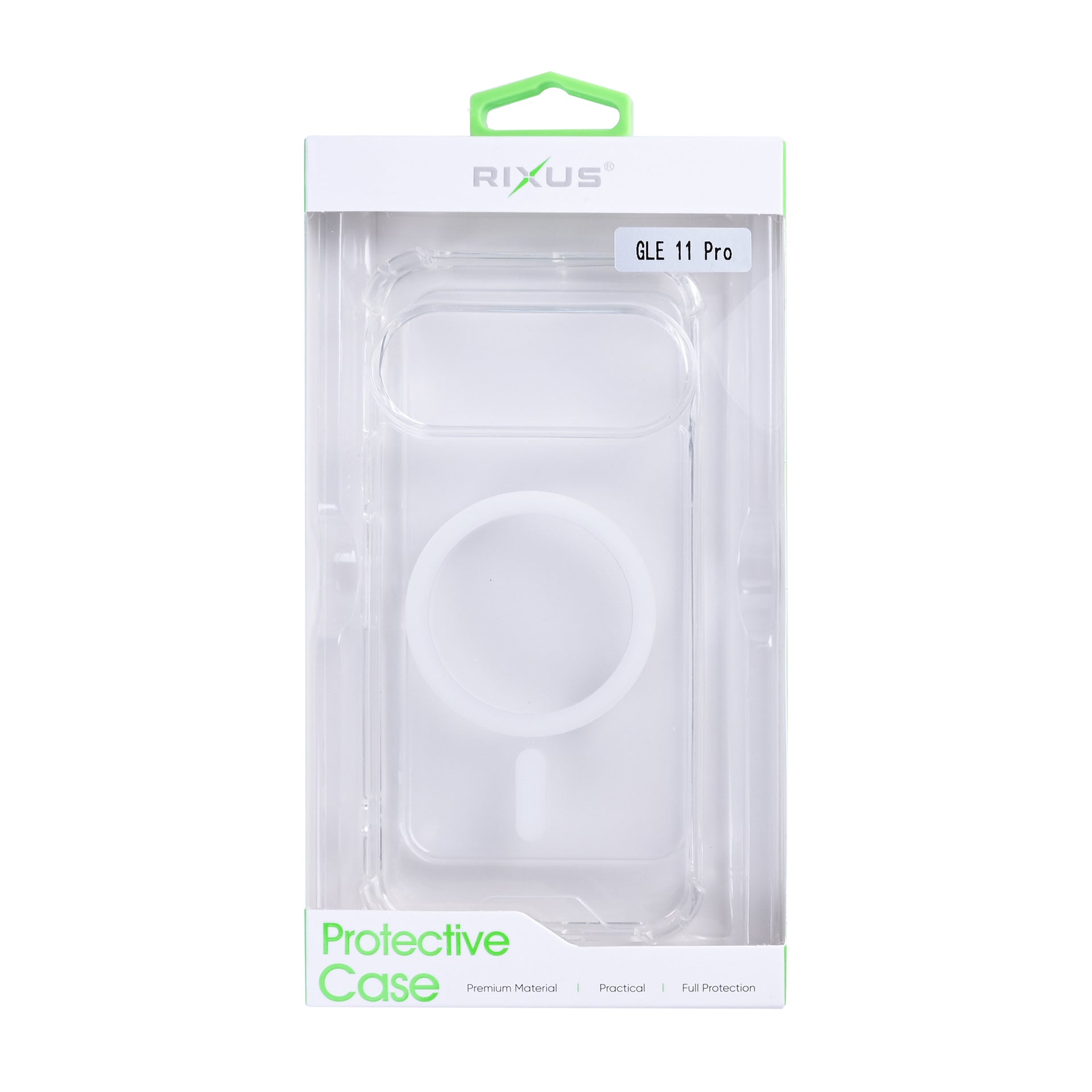 Rixus Anti-Burst Case With MagSafe Compatible For Google Pixel 11 Pro Transparent