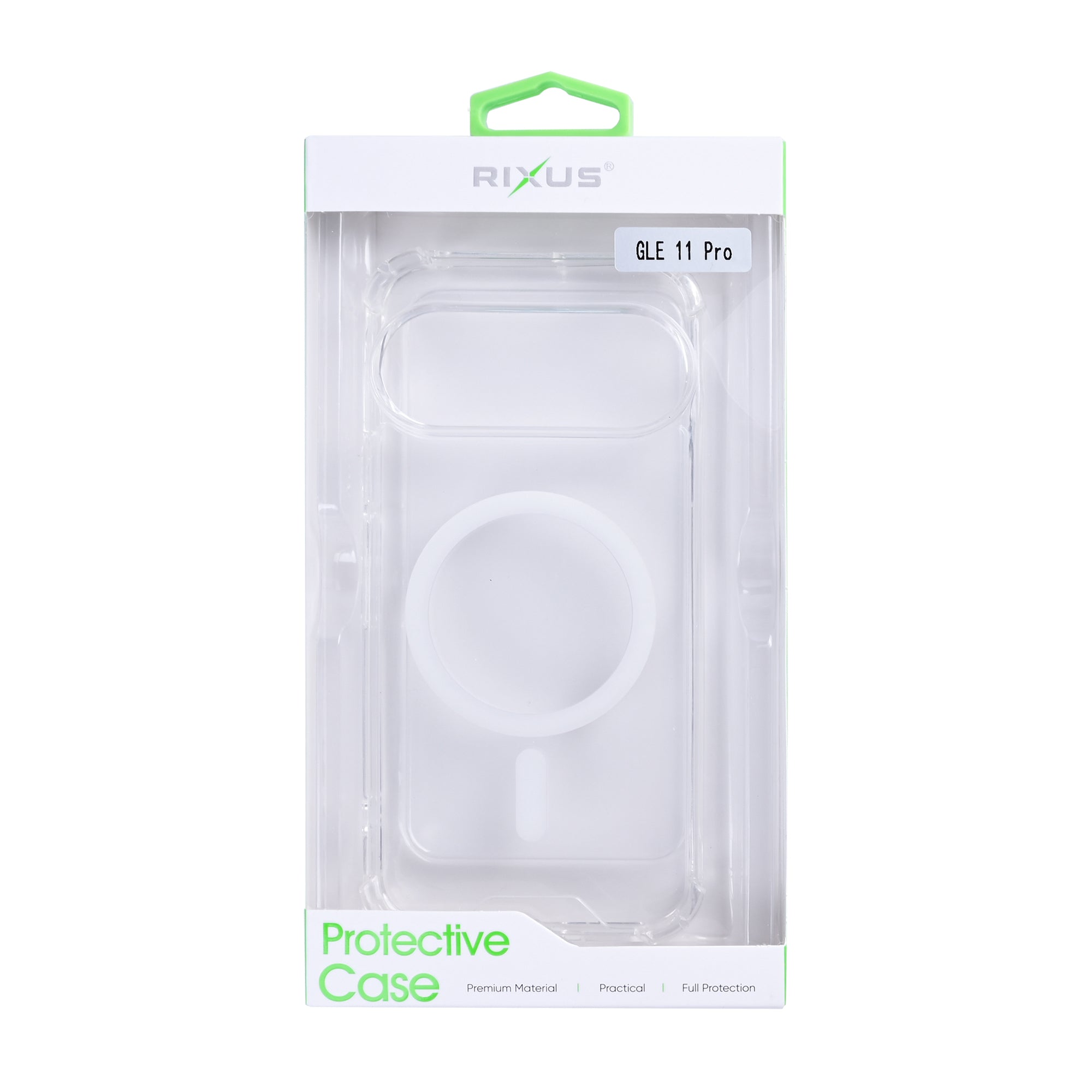Rixus Anti-Burst Case With MagSafe Compatible For Google Pixel 11 Pro Transparent