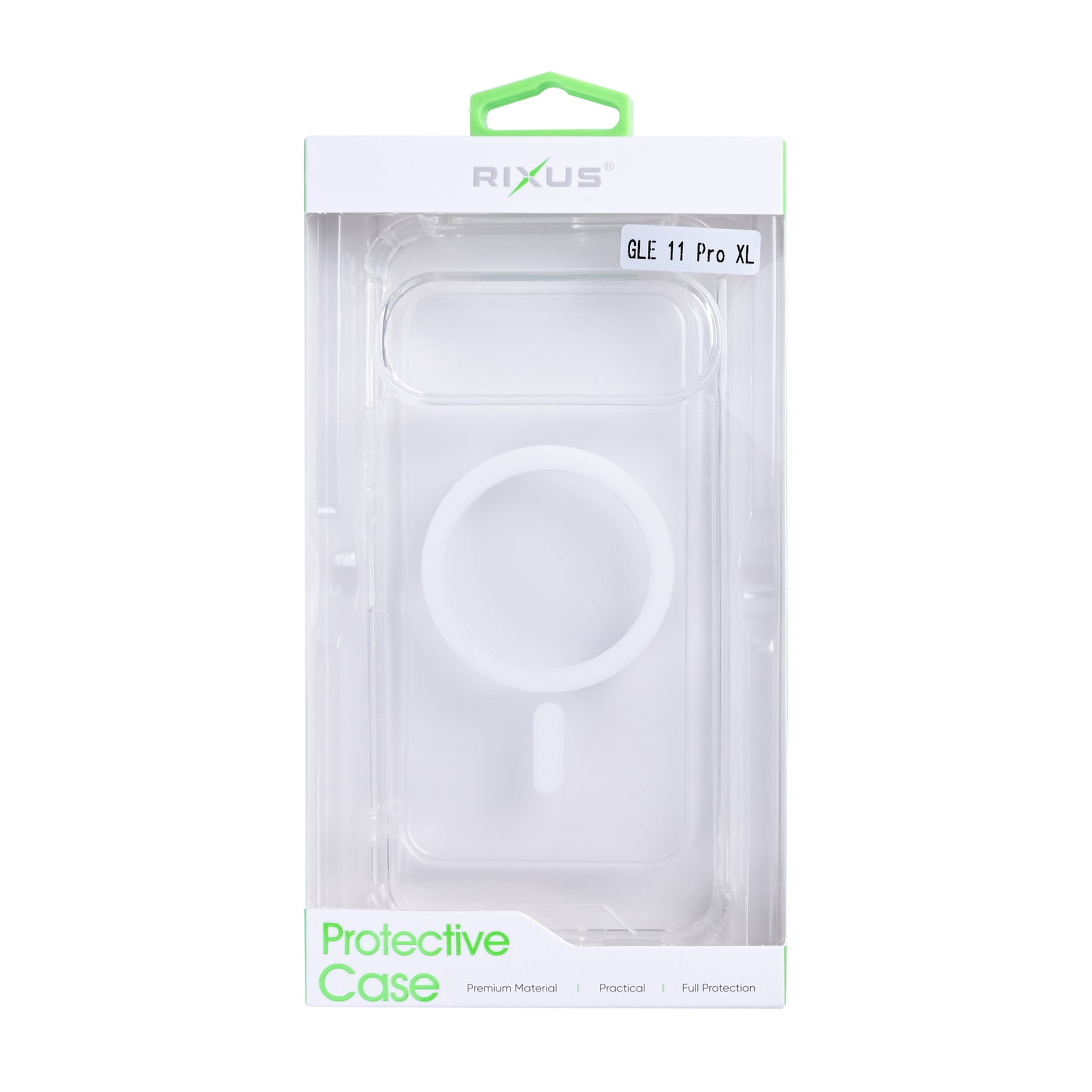 Rixus Anti-Burst Case With MagSafe Compatible For Google Pixel 11 Pro XL Transparent