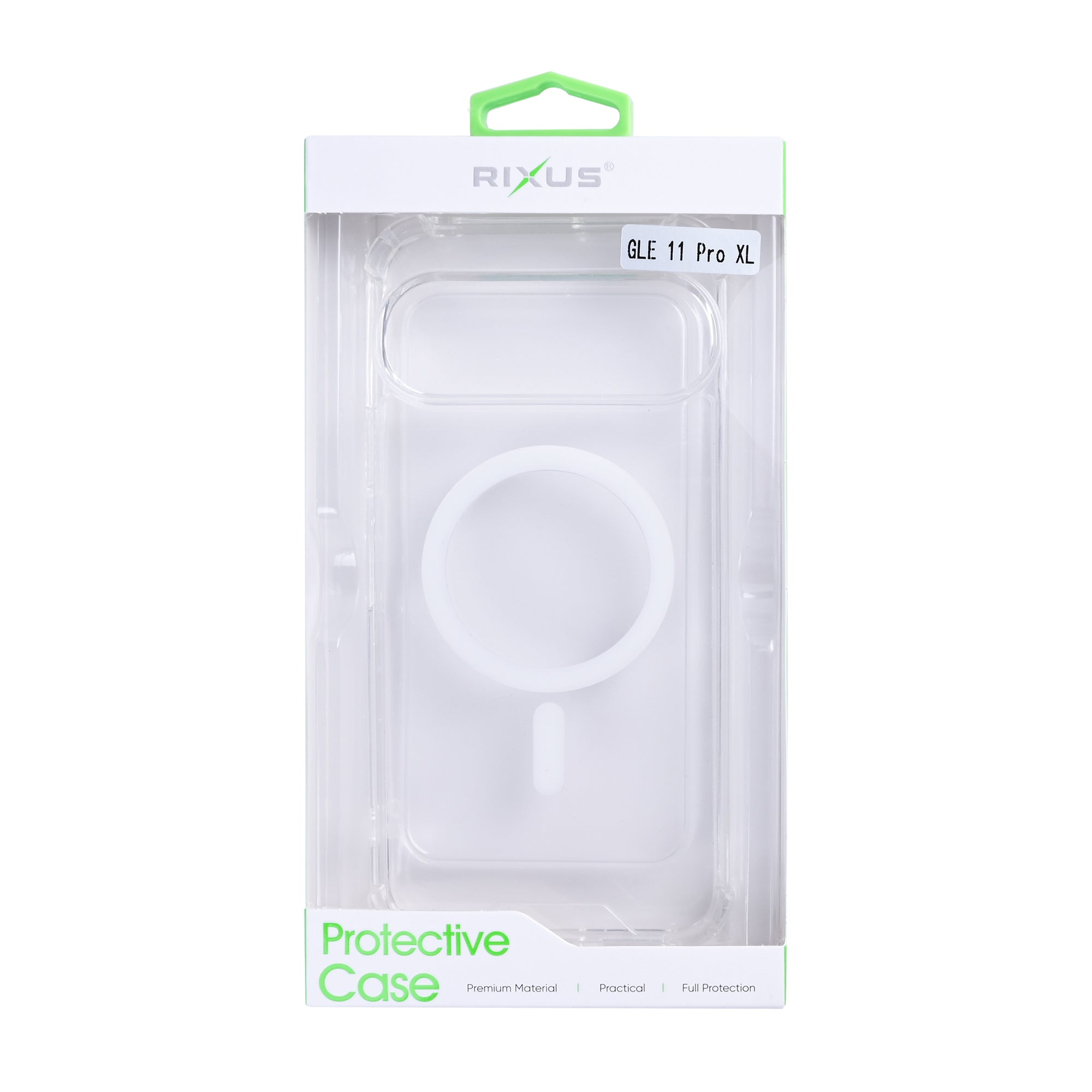 Rixus Anti-Burst Case With MagSafe Compatible For Google Pixel 11 Pro XL Transparent