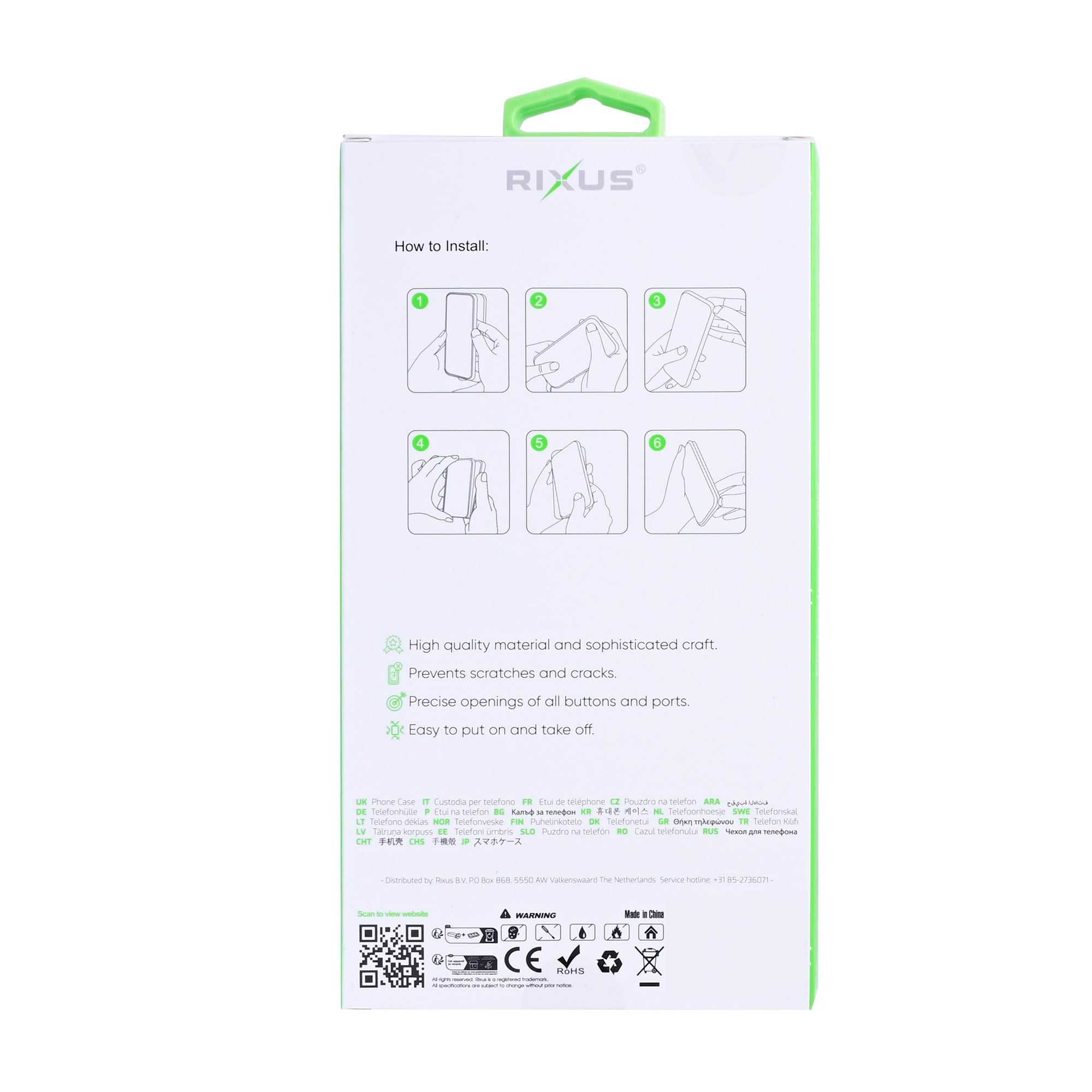 Rixus Anti-Burst Case With MagSafe Compatible For Samsung Galaxy Z Fold8 Ultra Transparent