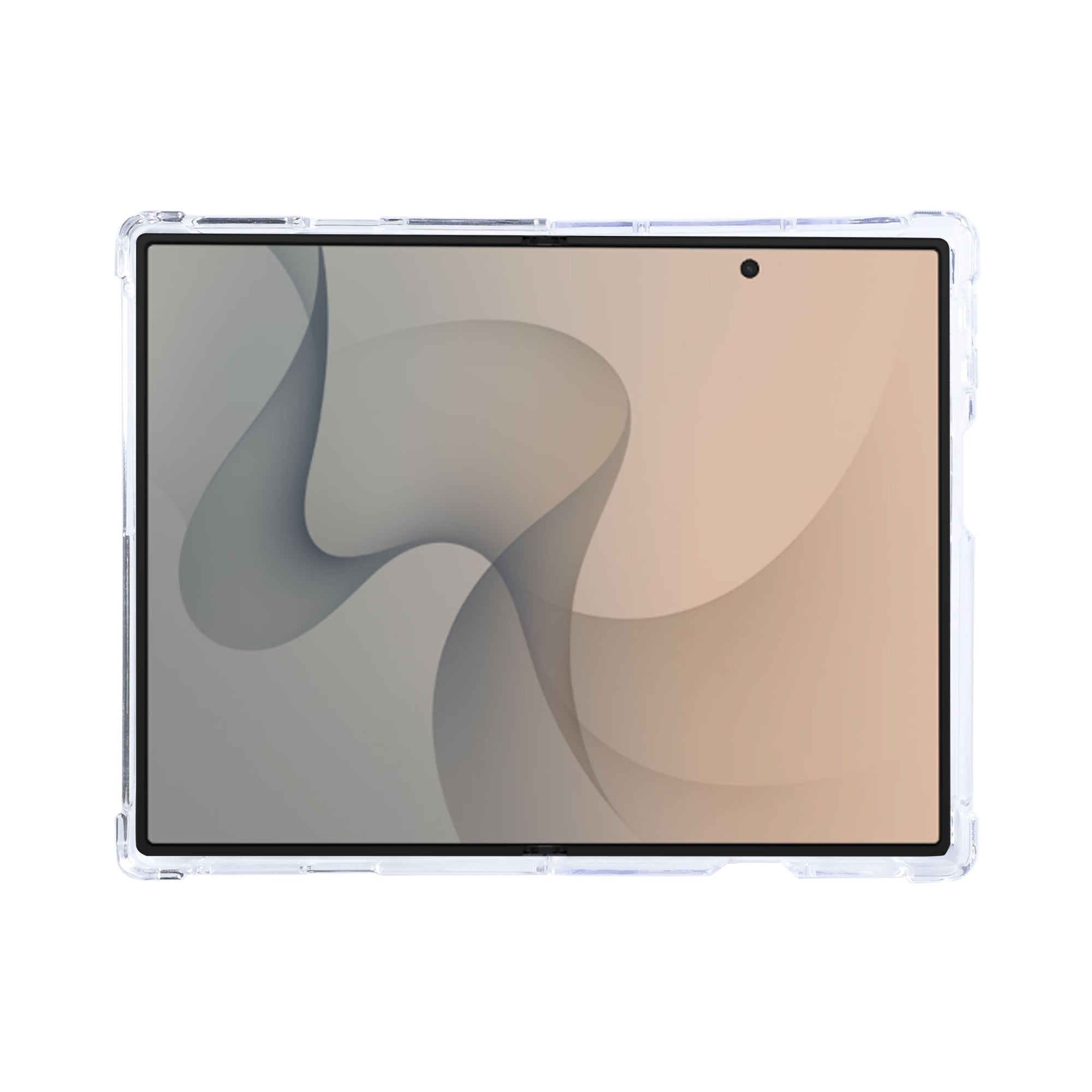 Rixus Anti-Burst Case With MagSafe Compatible For Samsung Galaxy Z Fold8 Transparent