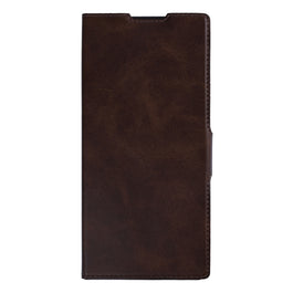 Rixus Wallet Case With Pen Holder For Samsung Galaxy Z Fold8 Ultra Brown