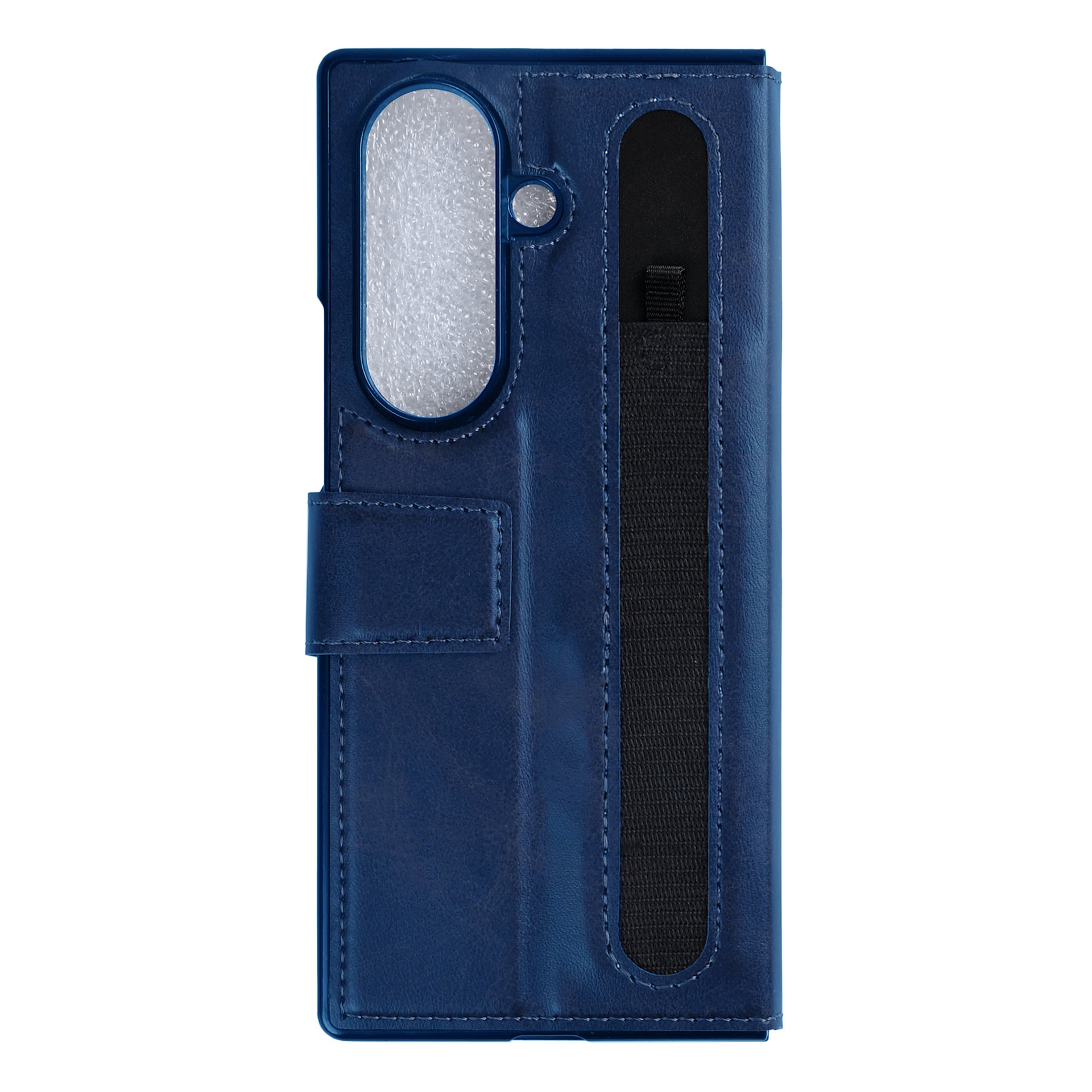 Rixus Wallet Case With Pen Holder For Samsung Galaxy Z Fold8 Ultra Blue