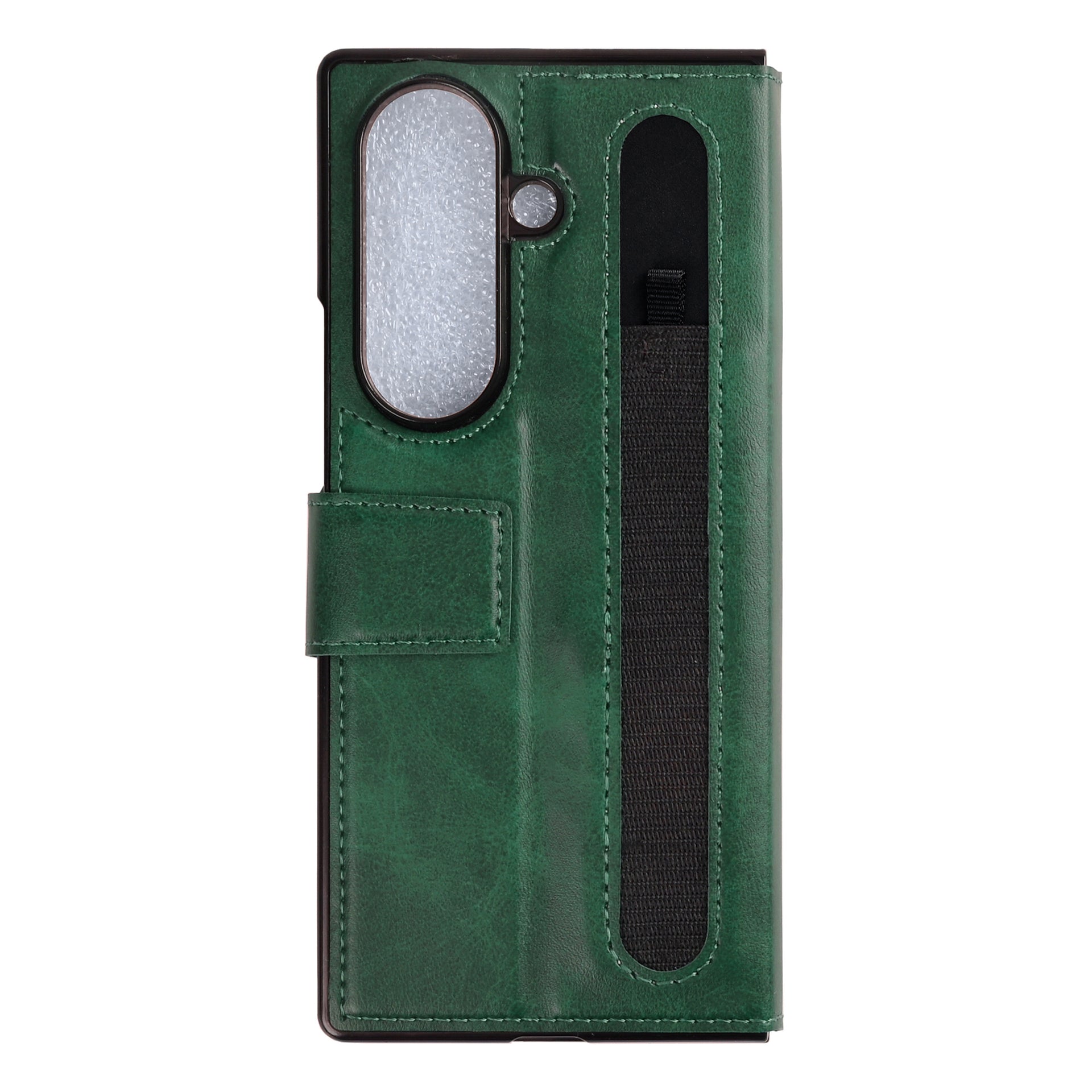 Rixus Wallet Case With Pen Holder For Samsung Galaxy Z Fold8 Ultra Green