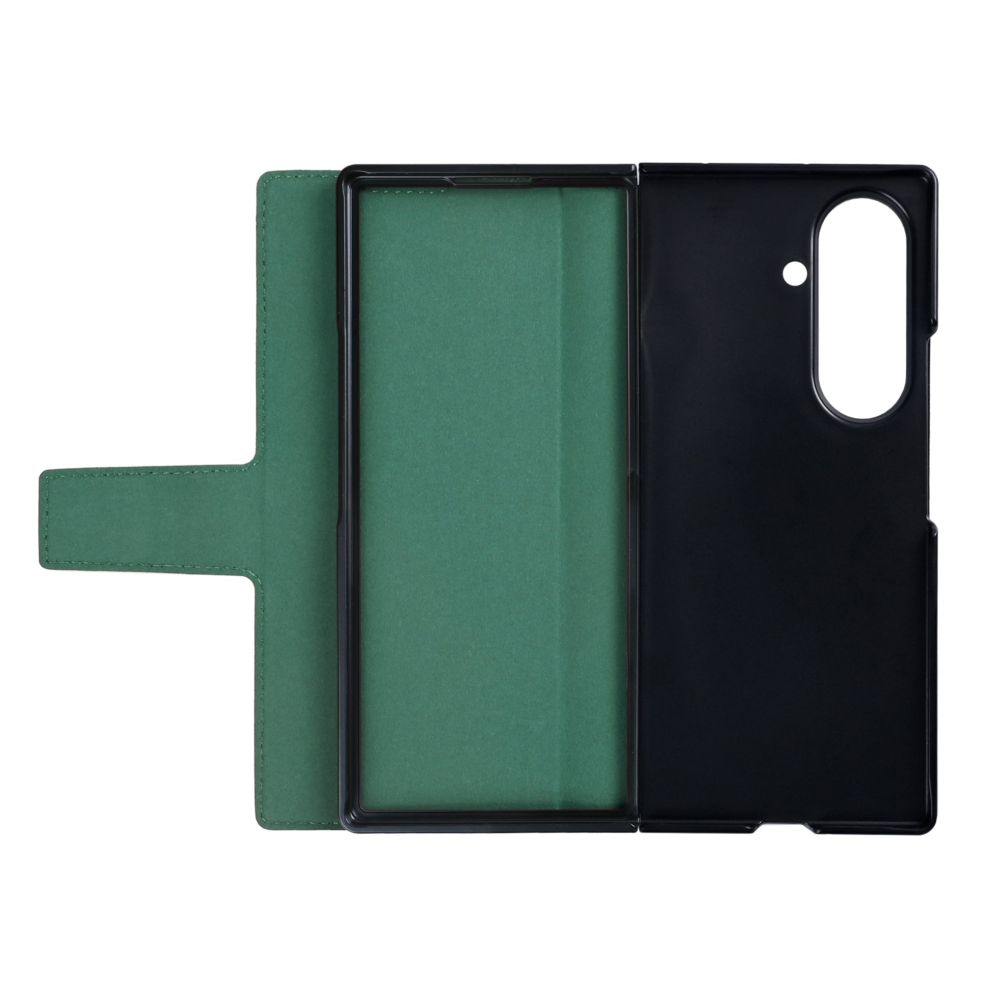 Rixus Wallet Case With Pen Holder For Samsung Galaxy Z Fold8 Ultra Green