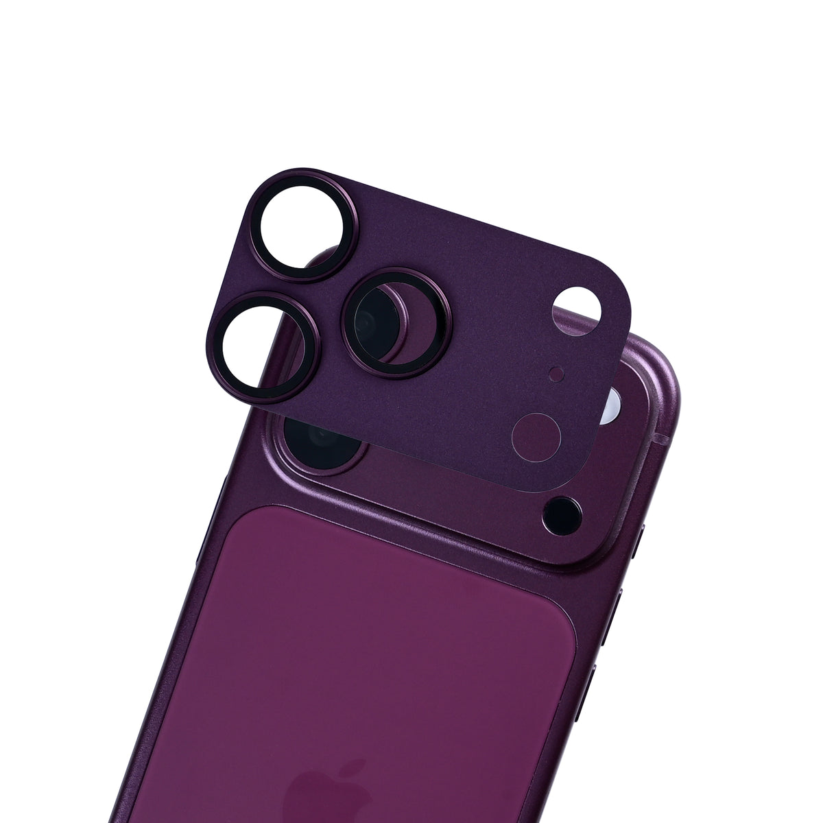 Rixus Ultra Clear Camera Protection For Apple iPhone 18 Pro Burgundy