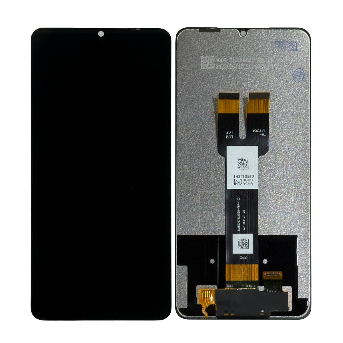 Samsung Galaxy A07 5G A076B Display And Digitizer Without Frame Black OEM