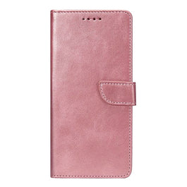 Rixus Bookcase For Apple iPhone 17 Pro Max, 18 Pro Max Pink