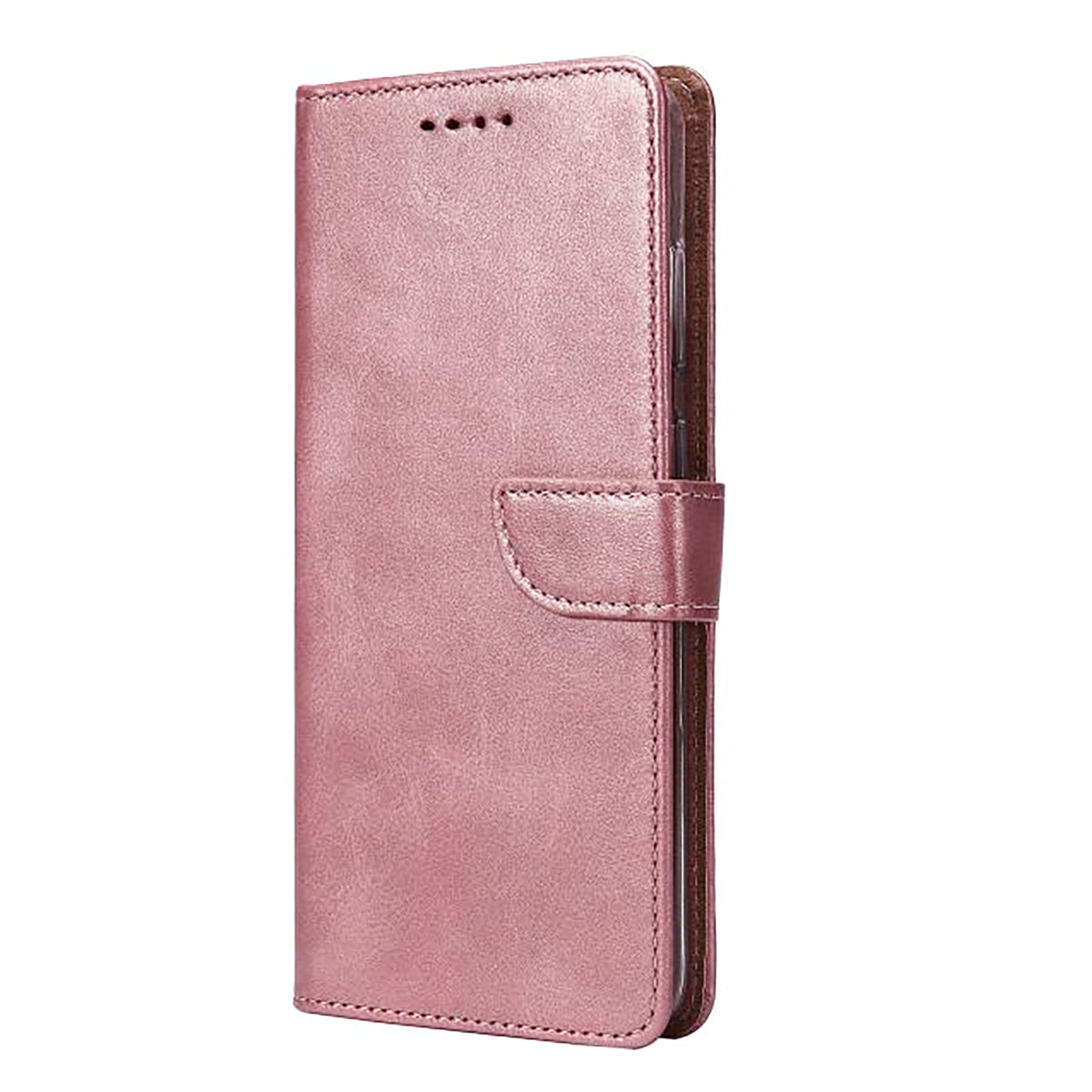 Rixus Bookcase For Apple iPhone 17 Pro Max, 18 Pro Max Pink