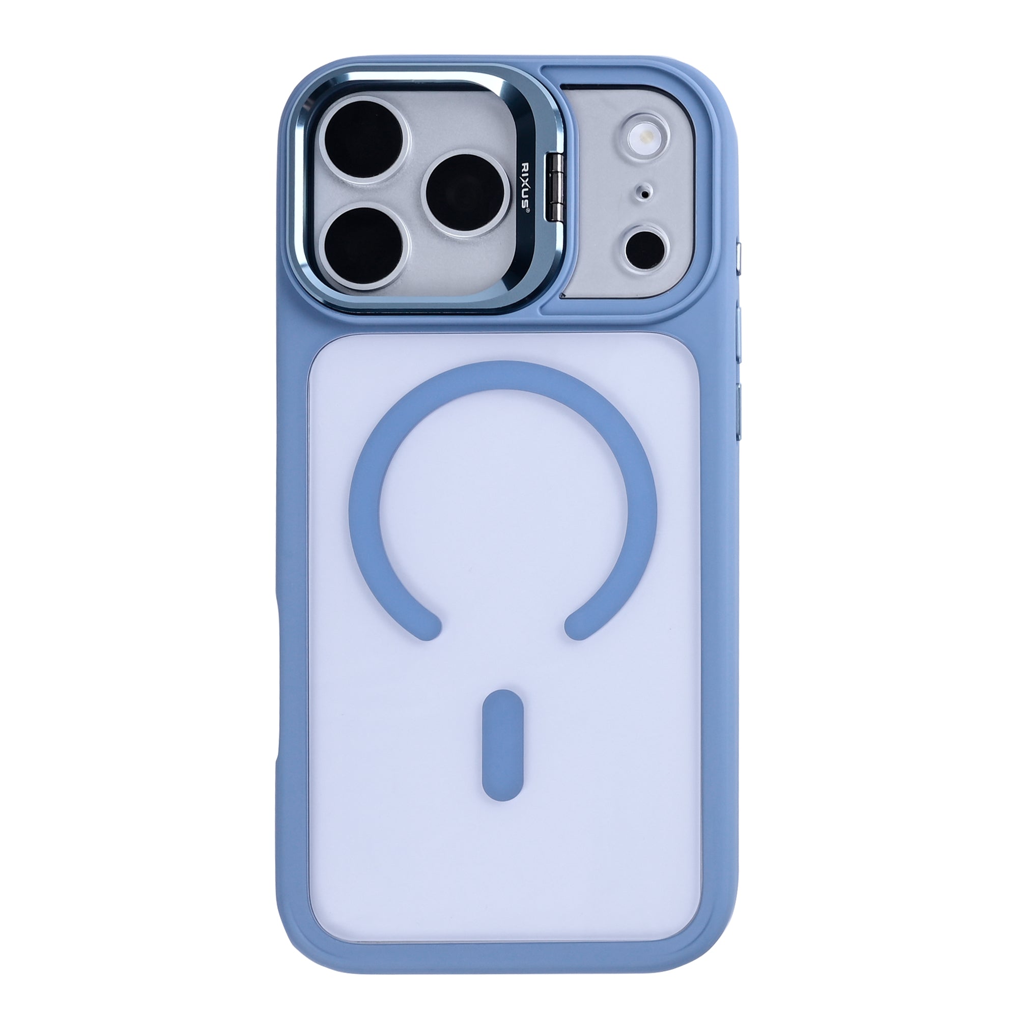 Rixus Classic 03 Case With MagSafe Compatible For Apple iPhone 17 Pro Max, 18 Pro Max Light Blue