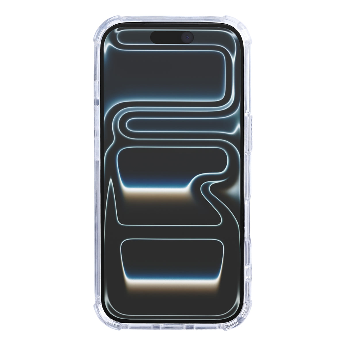 Rixus Anti-Burst Case For Apple iPhone 17 Pro, 18 Pro Transparent