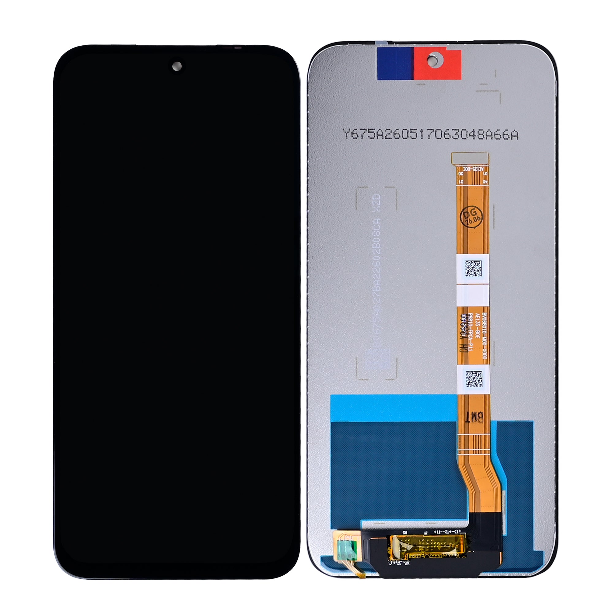 Oppo A6 4G, A6 5G, A6t, A6x 4G, A6x 5G, Realme Narzo 90X 5G, C85, Display And Digitizer Without Frame Black OEM