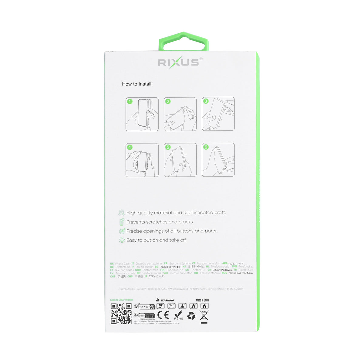 Rixus Anti-Burst Case With MagSafe Compatible For Apple iPhone 17 Pro Max, 18 Pro Max Transparent