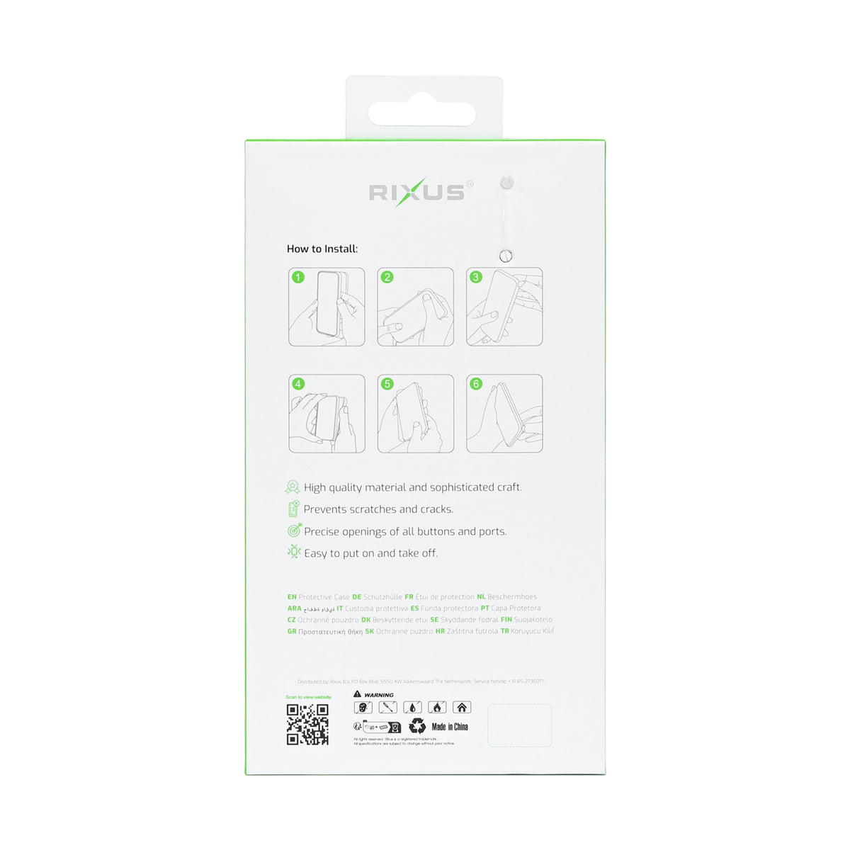Rixus Armor-X Anti Shock Case With MagSafe Compatible For Apple iPhone 17 Pro, 18 Pro Transparent