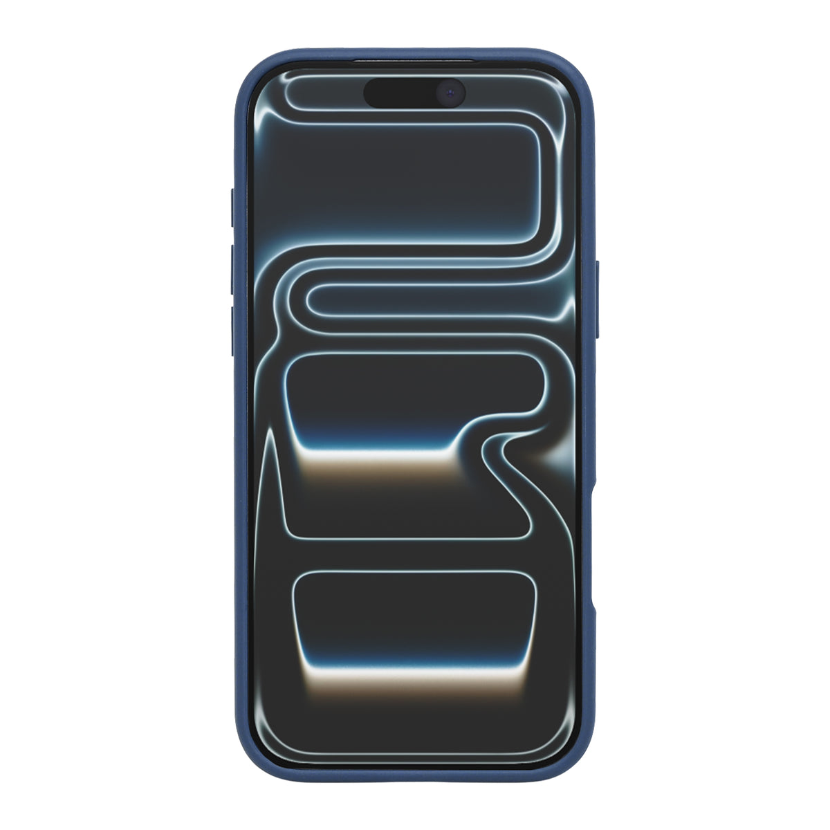 Rixus Crystal Amber Case For Apple iPhone 17 Pro, 18 Pro Blue