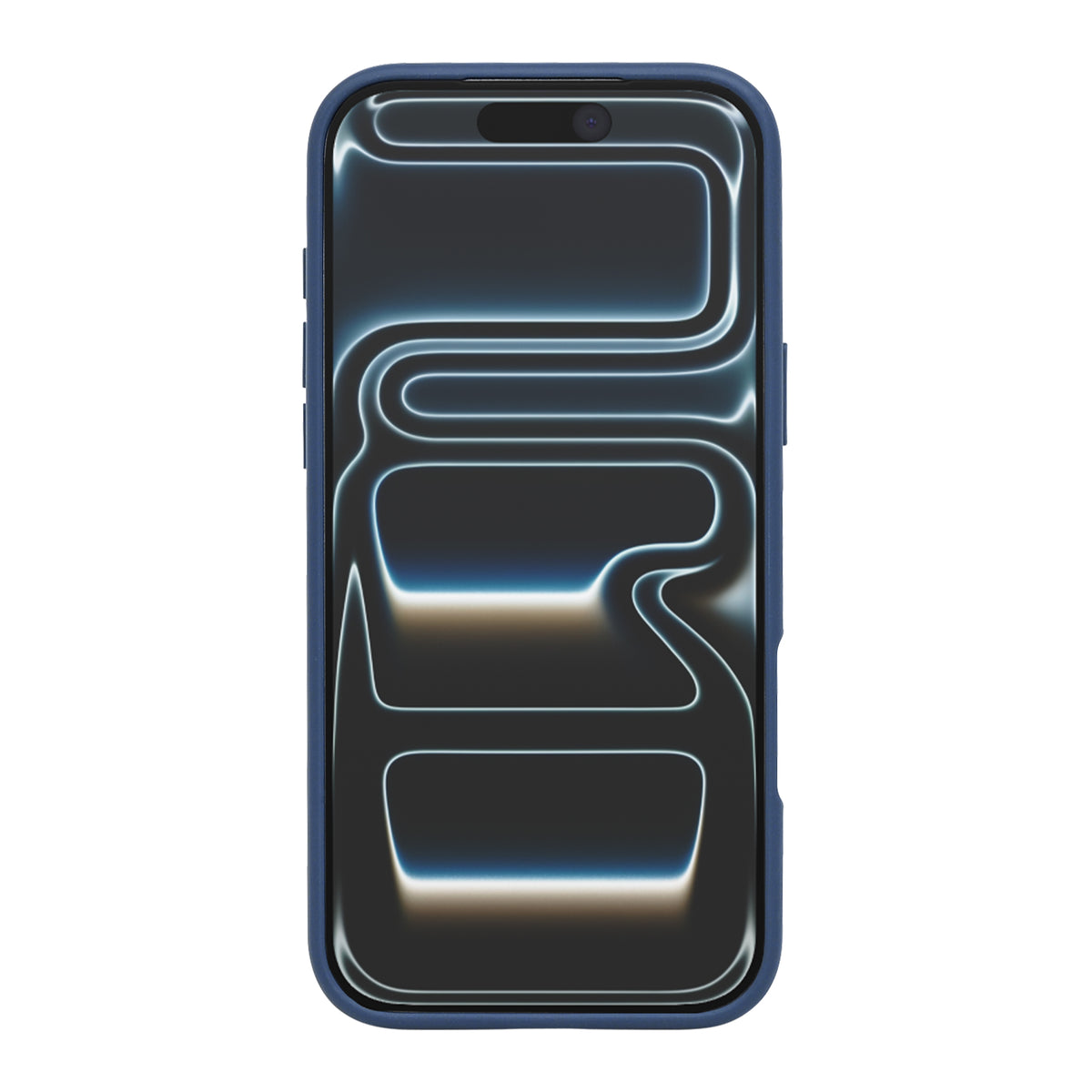 Rixus Crystal Amber Case For Apple iPhone 17 Pro Max, 18 Pro Max Blue