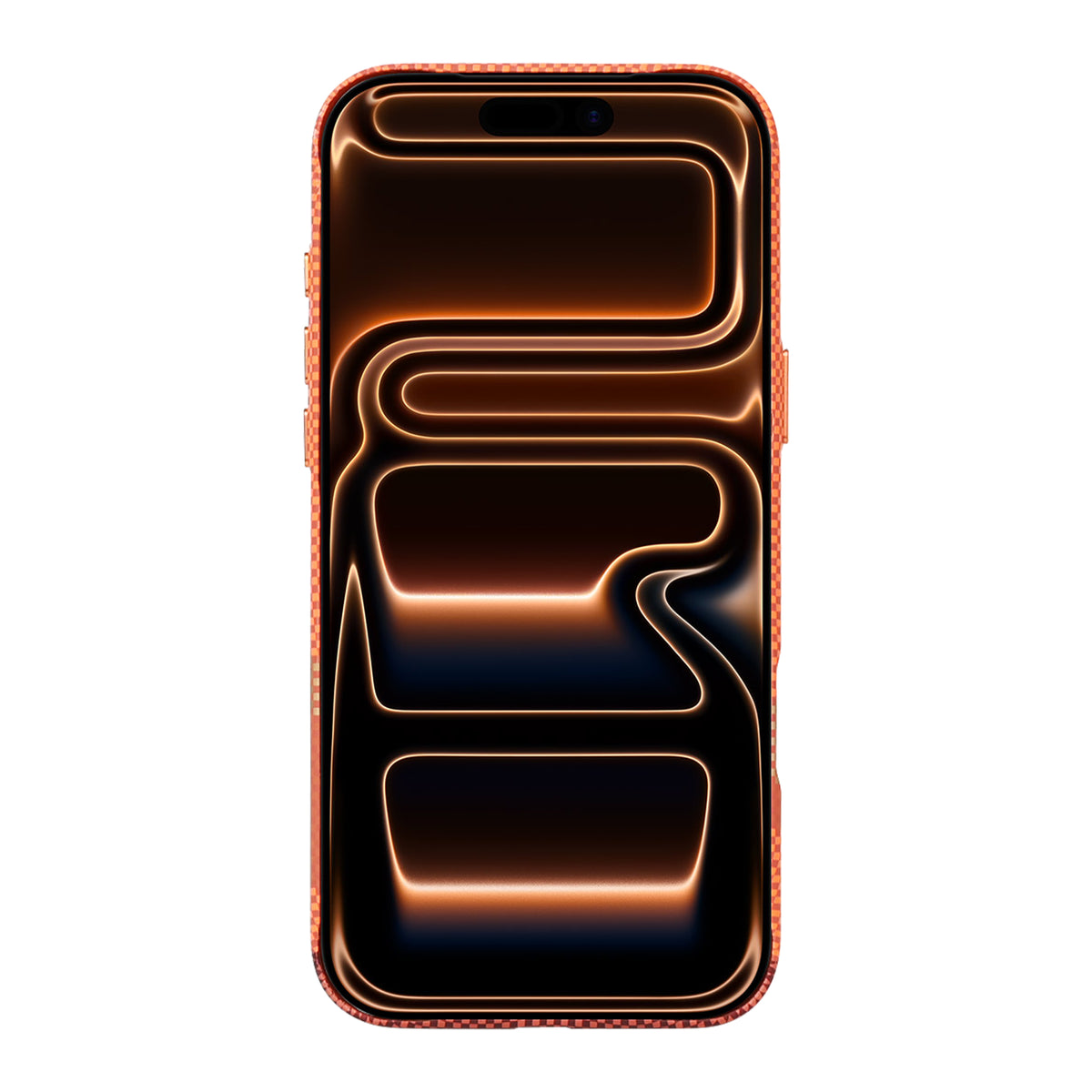 Rixus Alpine Ultra-Slim Case With MagSafe Compatible RXD081 For Apple iPhone 17 Pro, 18 Pro Mountain Orange