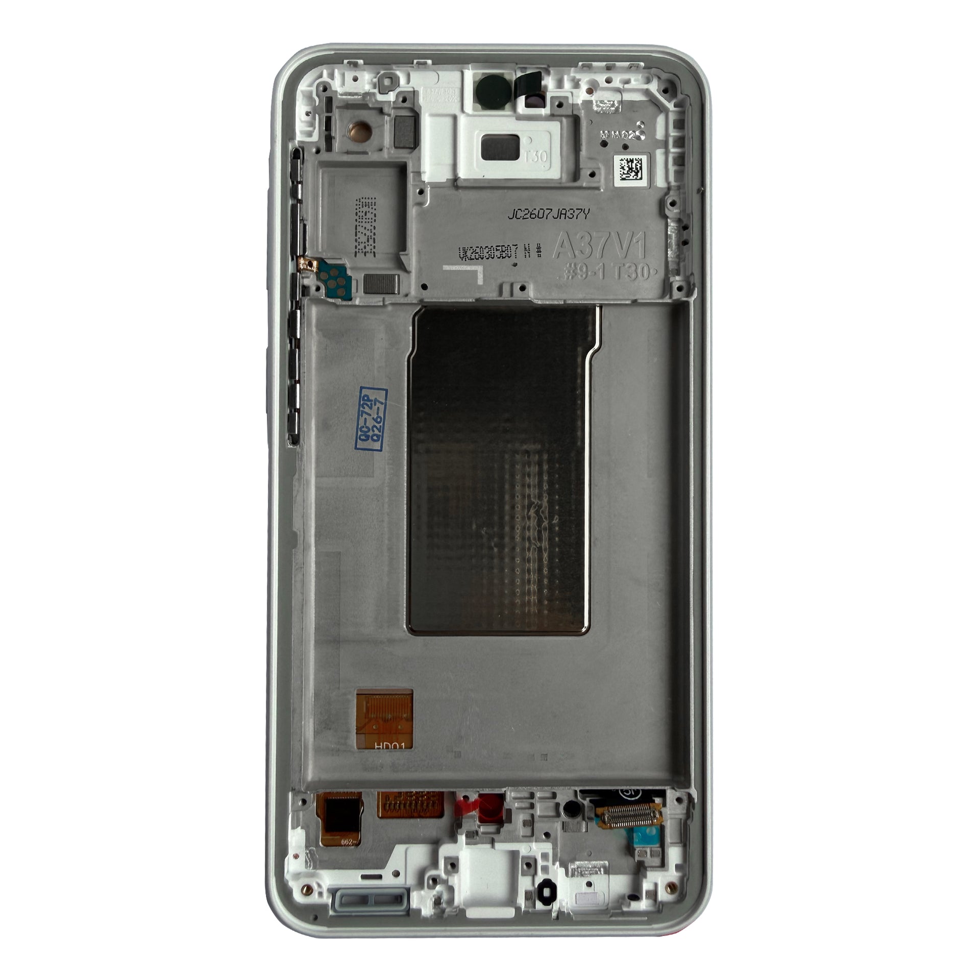 Samsung Galaxy A37 A376B Display And Digitizer With Frame White Soft-OLED