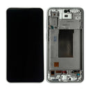 Samsung Galaxy A37 A376B Display And Digitizer With Frame White Soft-OLED
