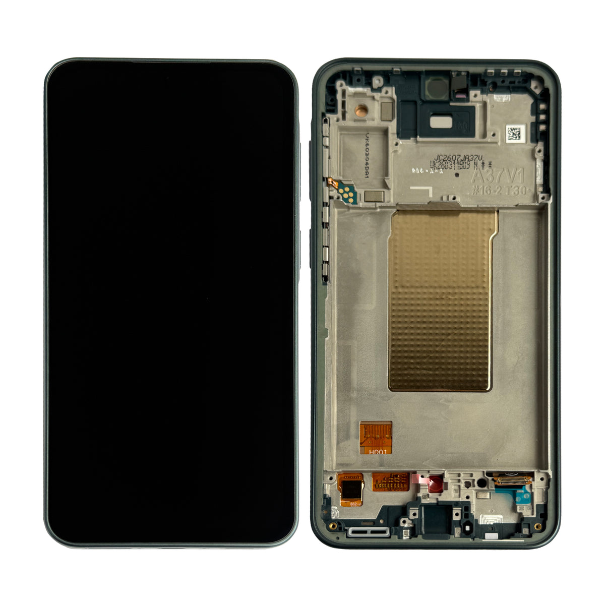 Samsung Galaxy A37 A376B Display And Digitizer With Frame Graygreen Soft-OLED