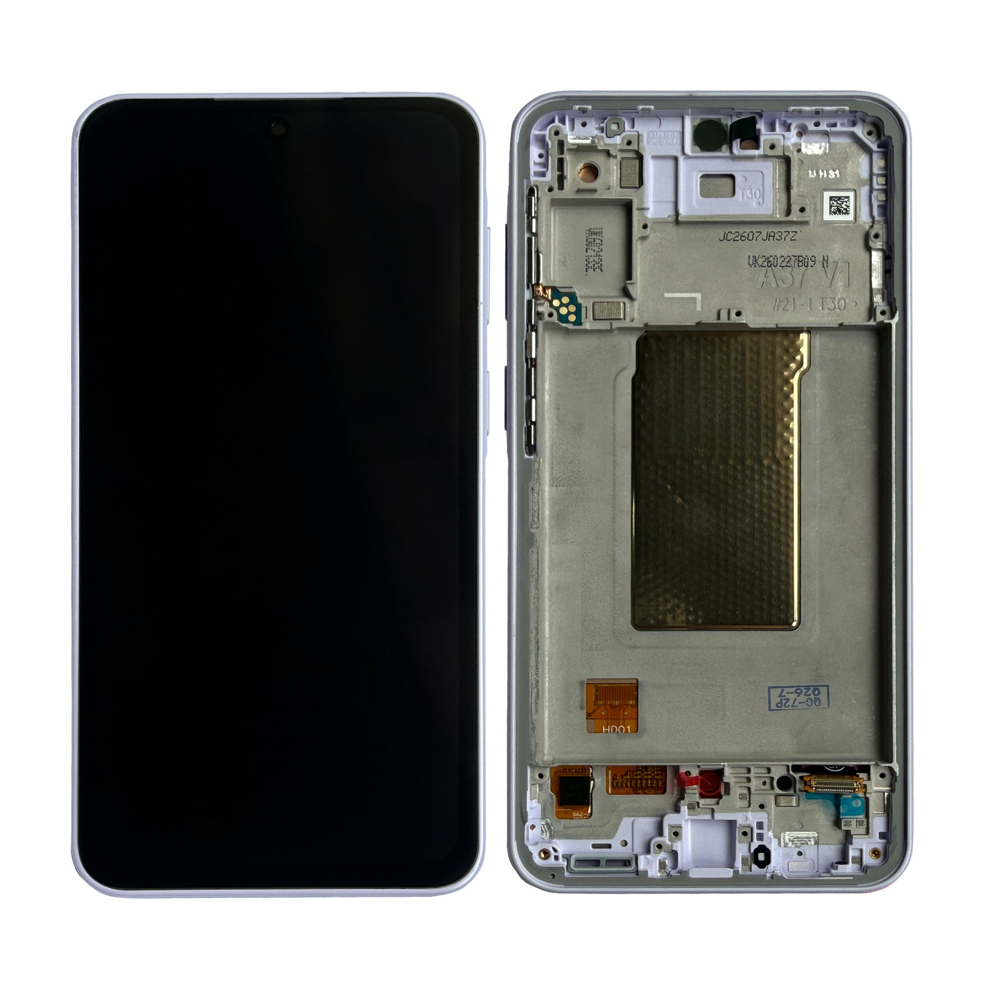 Samsung Galaxy A37 A376B Display And Digitizer With Frame Violet Soft-OLED