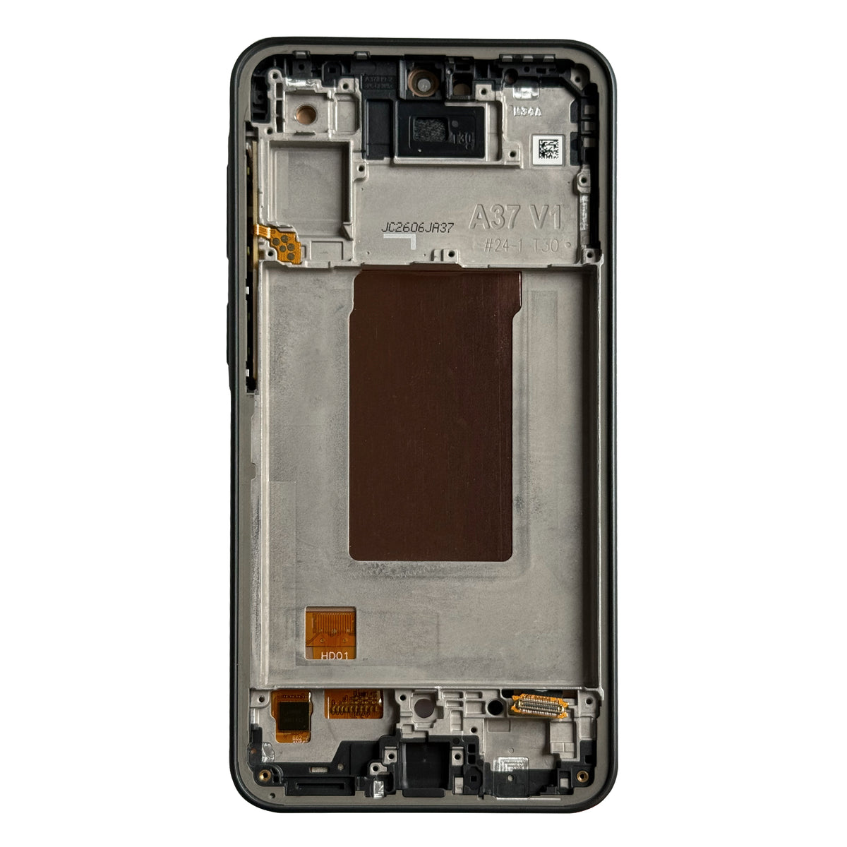 Samsung Galaxy A37 A376B Display And Digitizer With Frame Charkoal Soft-OLED