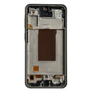 Samsung Galaxy A37 A376B Display And Digitizer With Frame Charkoal Soft-OLED