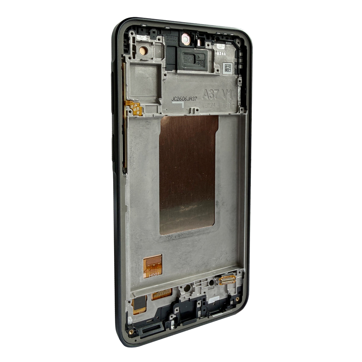Samsung Galaxy A37 A376B Display And Digitizer With Frame Charkoal Soft-OLED